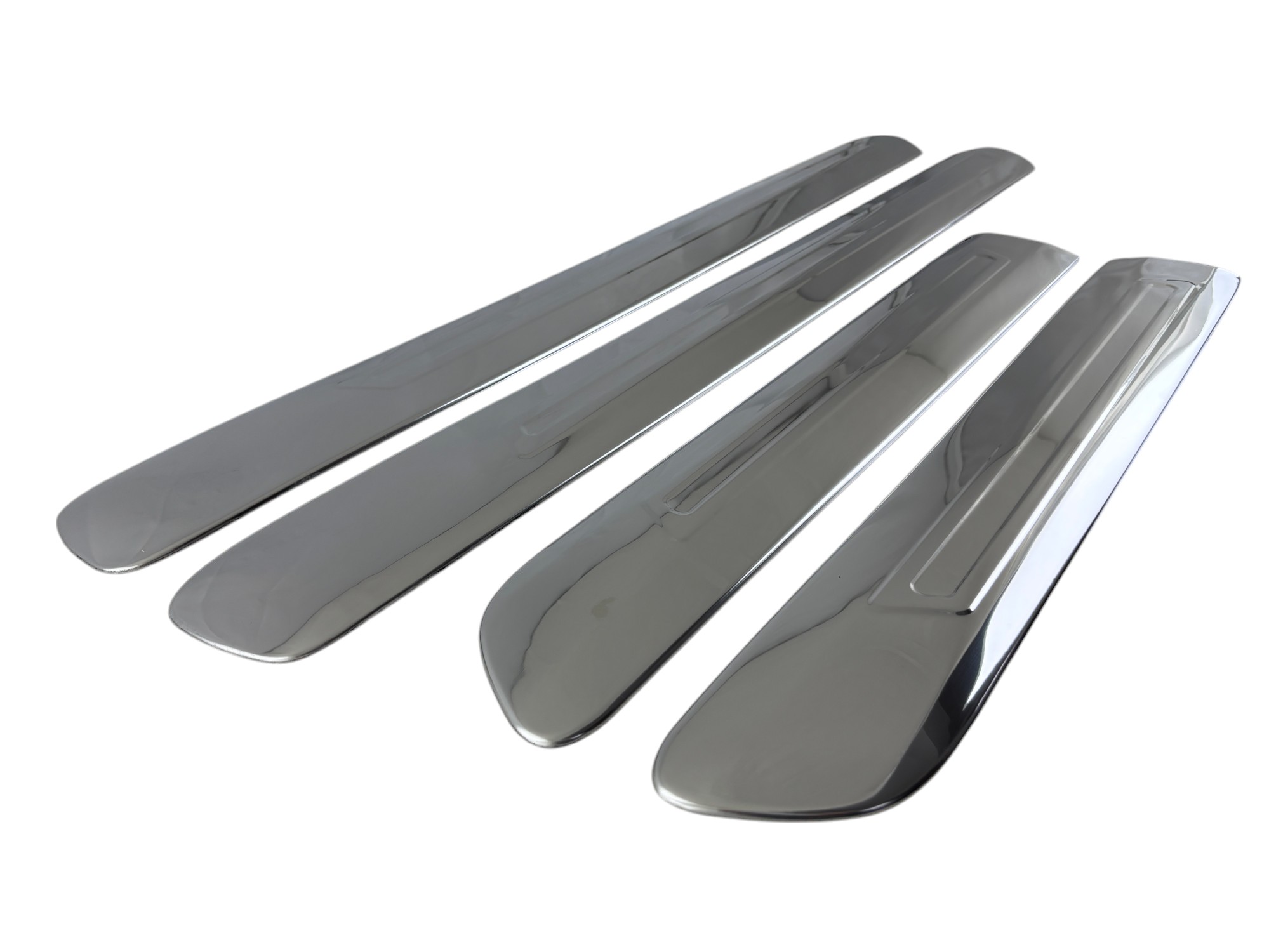 Fiat Doblo 1 Facelift Panel Van/Lav 2006 > 2010 Yan Kapı Çıtası 4 Prç. P. Çelik (Geniş) - Görsel 6