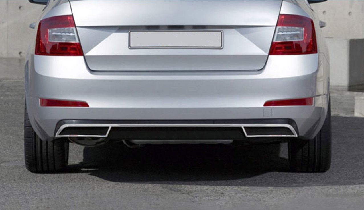 Skoda Octavia 3(A7) SD 2013 > Egzoz Çerçevesi+Ara Çıta 3 Prç.P. Çelik - Görsel 5