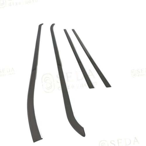 Fiat Doblo 2 Panel Van/Lav 2010 > Cam Çıtası 4 Prç. P. Çelik