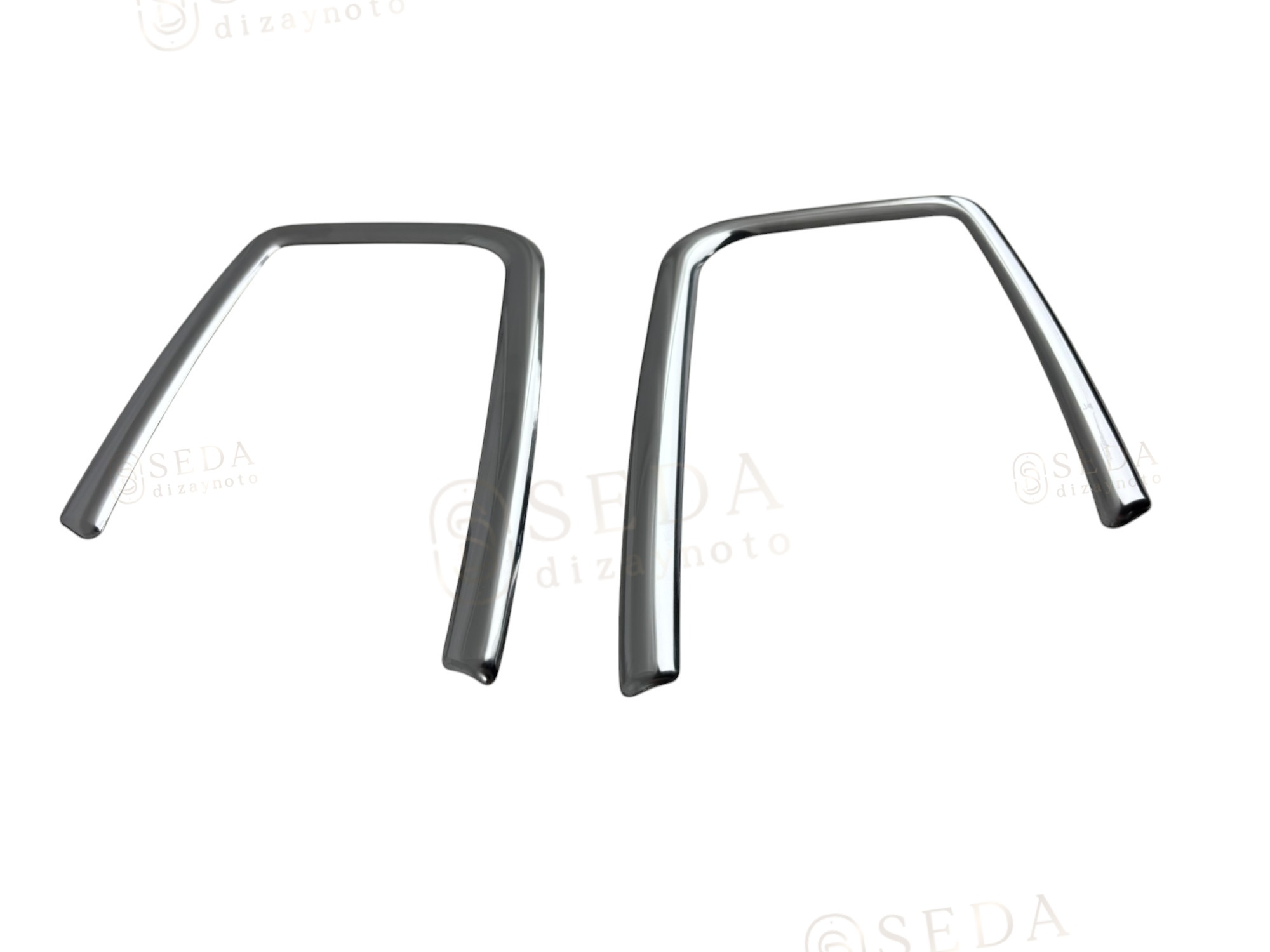 Fiat Fiorino Minivan/Mpv 2016 > Sis Farı Çerçevesi 2 Prç. P. Çelik - Görsel 2