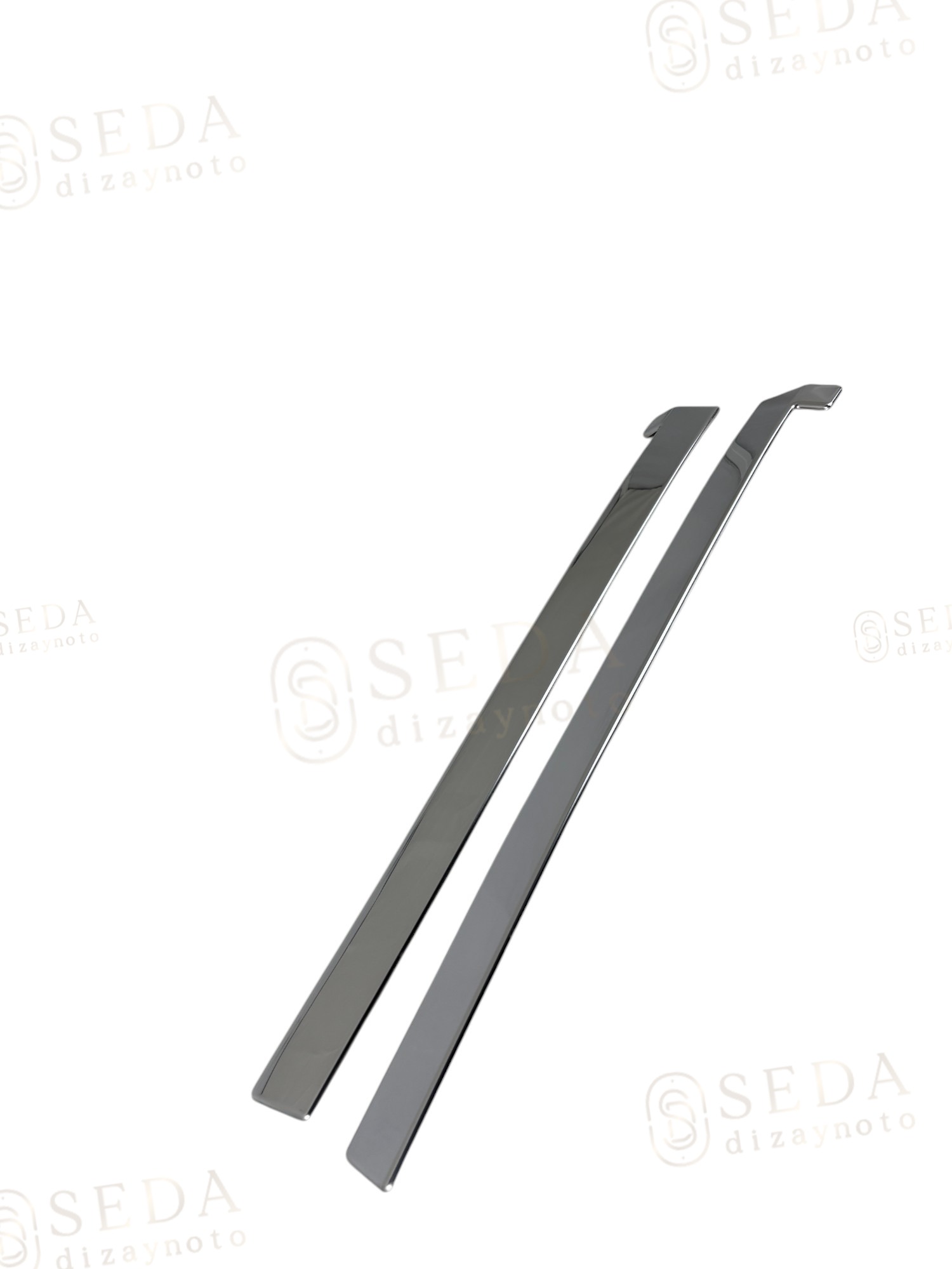 Ford Courier Van 2014 > 2023 Sürgülü Kapı Çıtası 2 Prç. P. Çelik