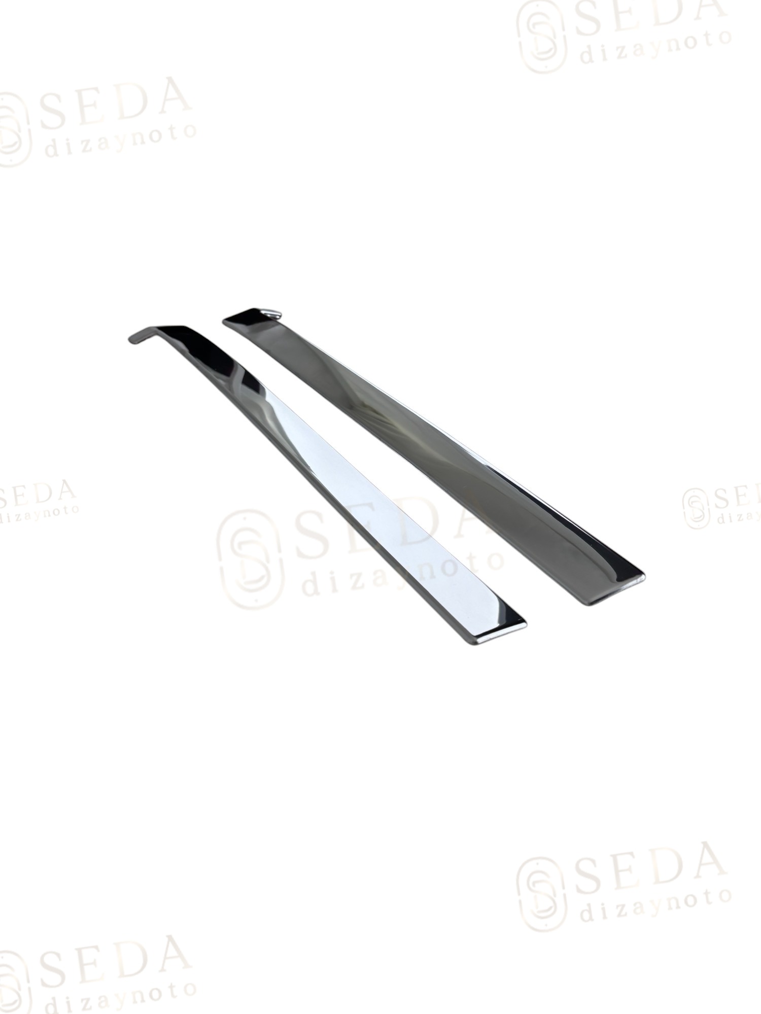 Ford Courier Van 2014 > 2023 Sürgülü Kapı Çıtası 2 Prç. P. Çelik - Görsel 3