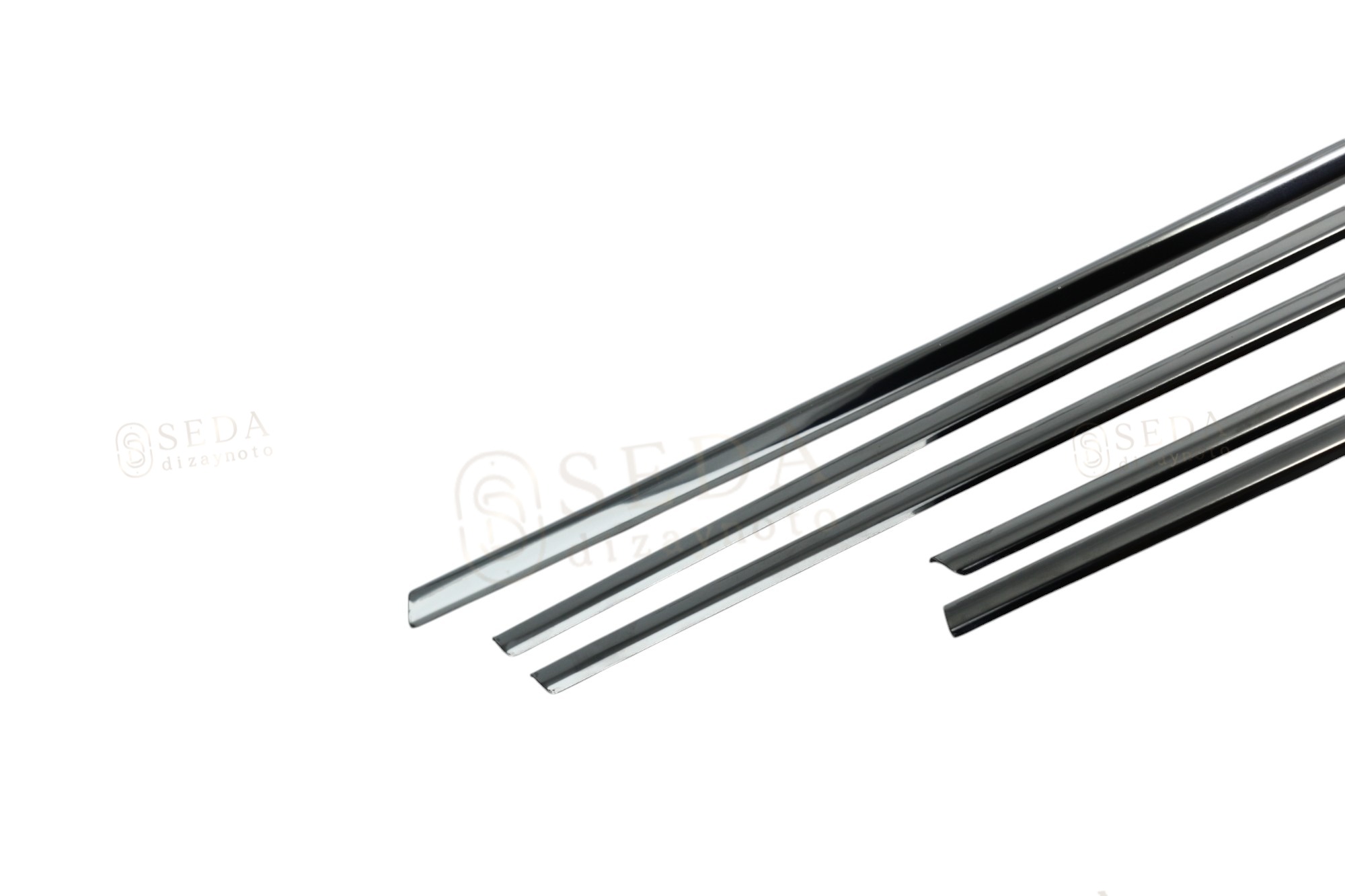 Ford Custom Van 2012 > 2017 Ön Tampon Çıtası 5 Prç P. Çelik - Görsel 3