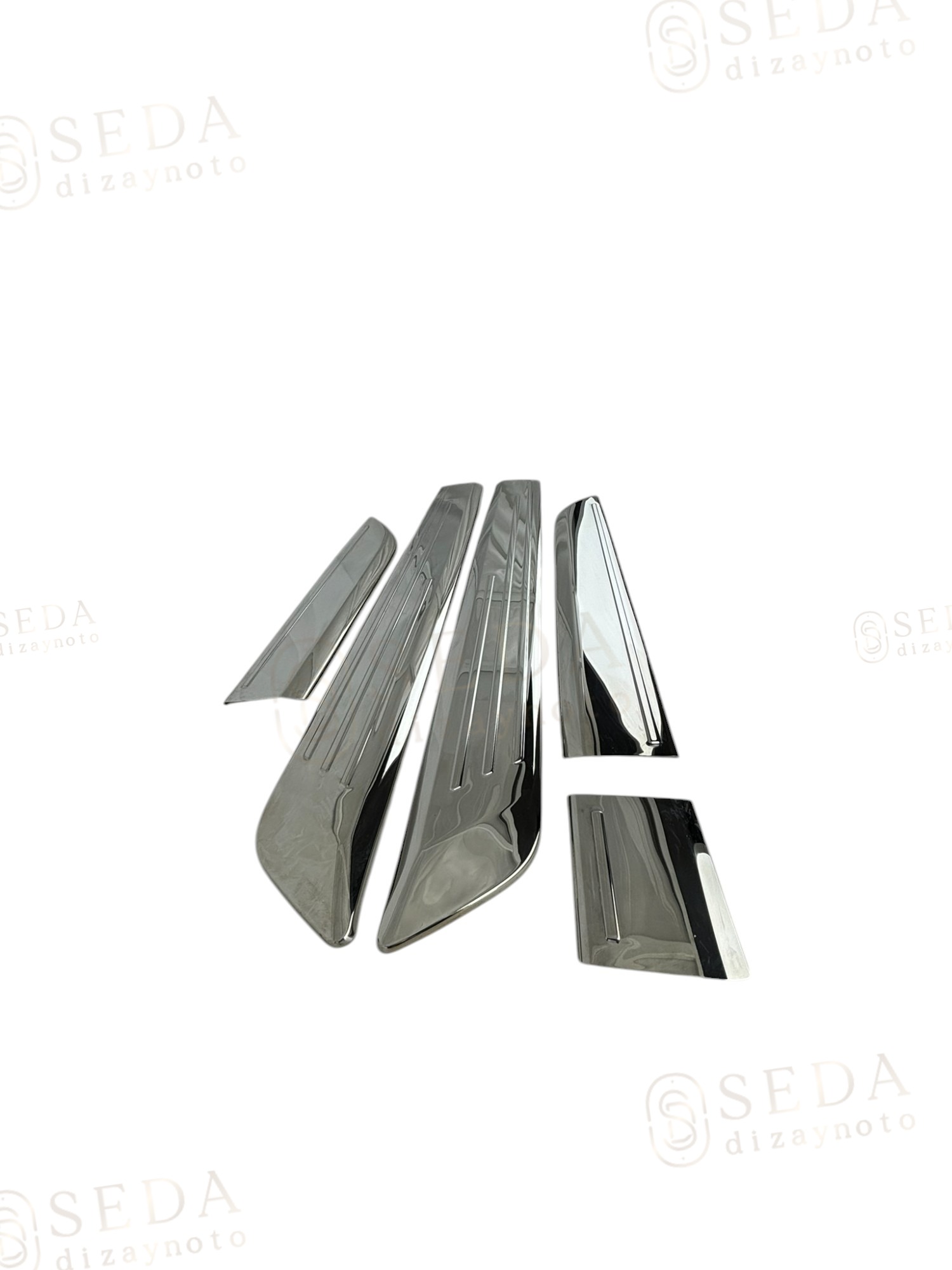 Ford Custom Van 2012 > Yan Kapı Çıtası 5 Prç. P. Çelik