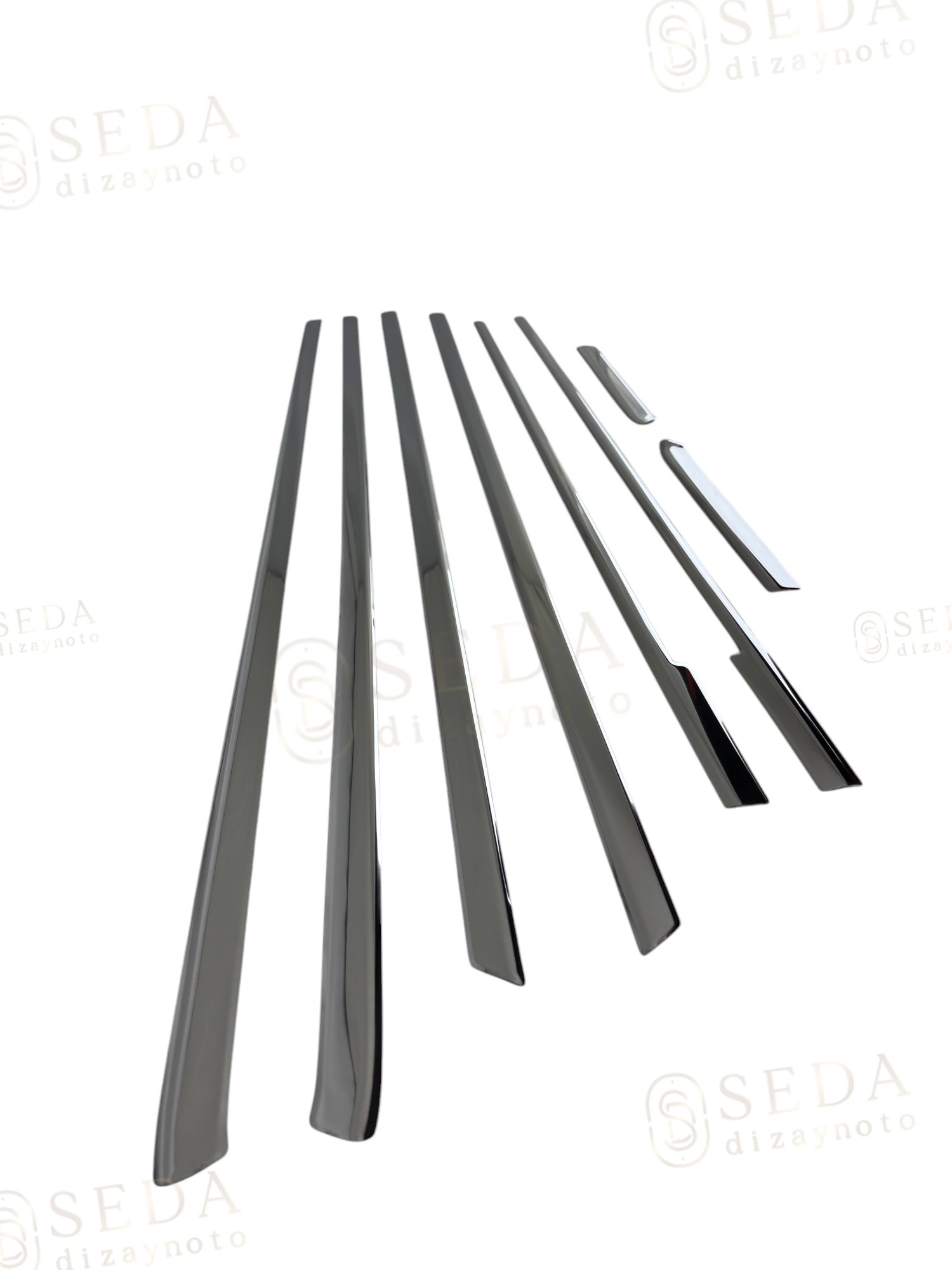 Mercedes Vito W447 Van 2014 > Cam Alt Çıtaları 8 Prç.(Tek Sürgü L3) - Görsel 5