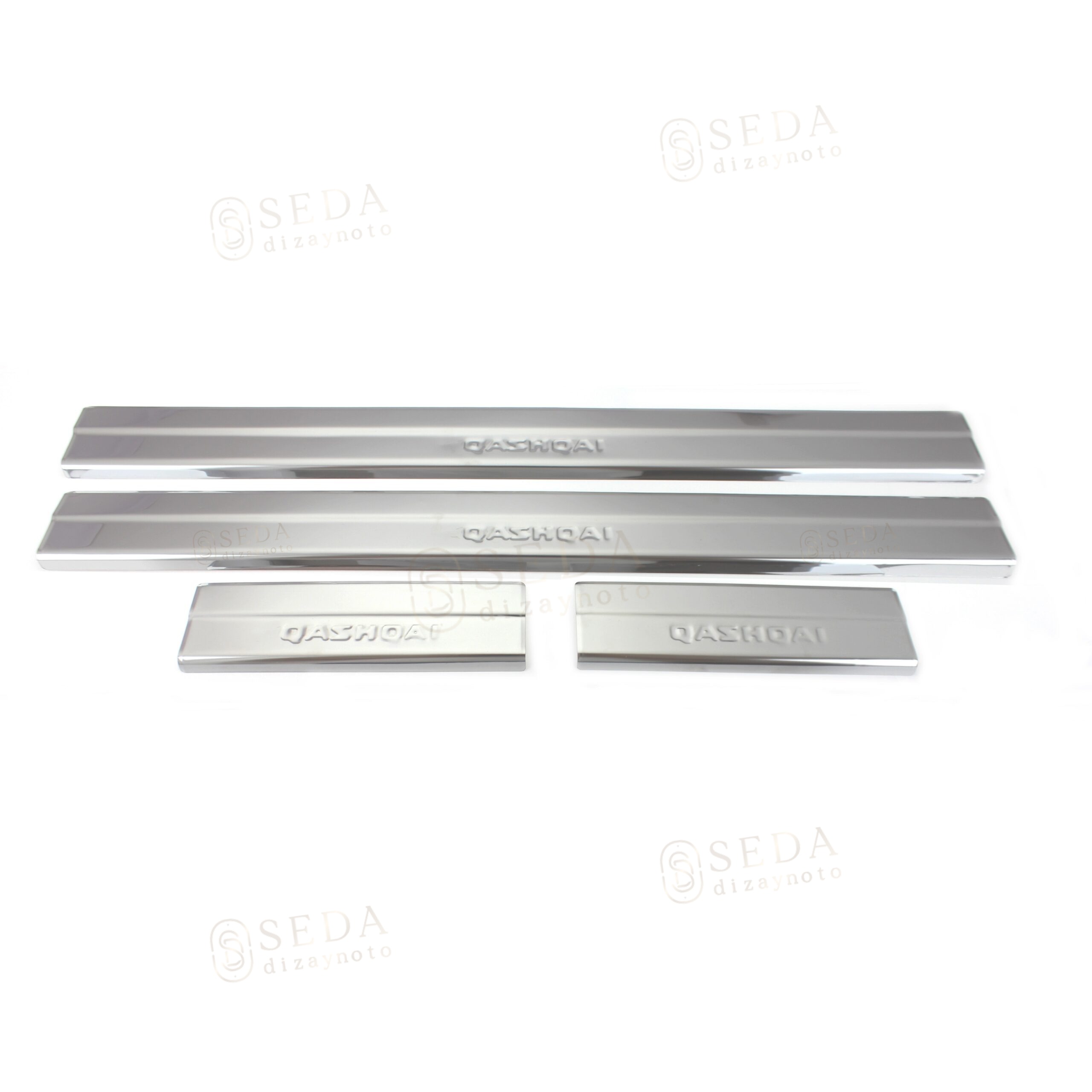 Nissan Qashqai Facelift Suv 2010 > 2014 Kapı Eşiği 4 Prç. P. Çelik - Görsel 3