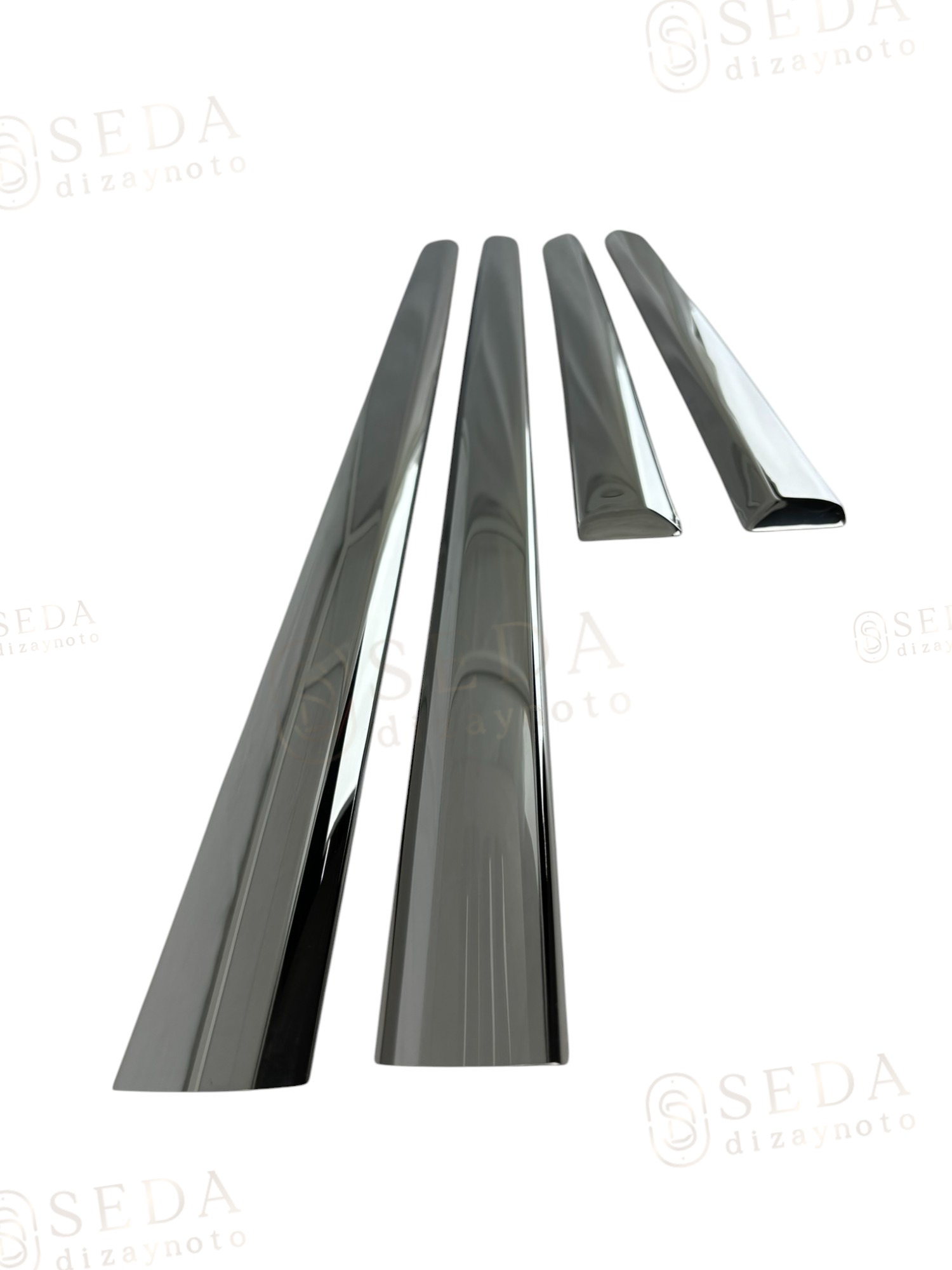 Peugeot 407 SD/SW/Coupe 2004 > 2010 Yan Kapı Çıtası 4 Prç. P. Çelik - Görsel 3