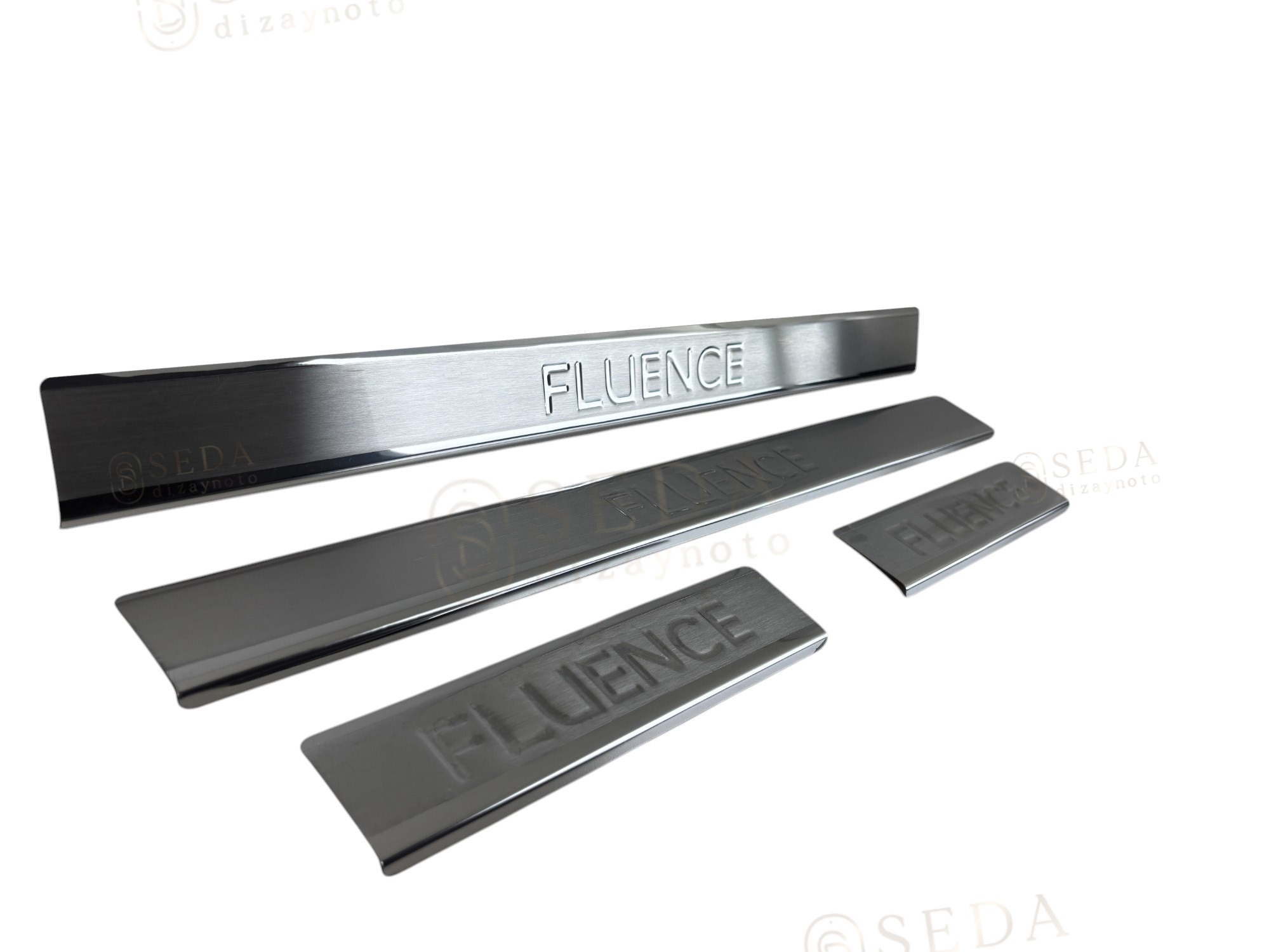 Renault Fluence SD 2010 > 2016 Kapı Eşiği 4 Prç. P. Çelik