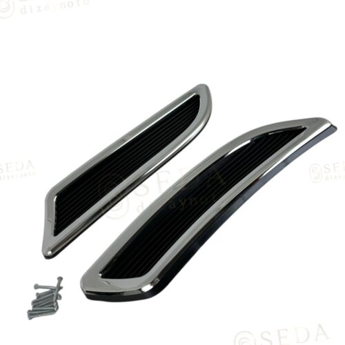 Renault Megane 4 HB 2016 > Egsoz Çıkış Kromu 2 Prç. P. Çelik