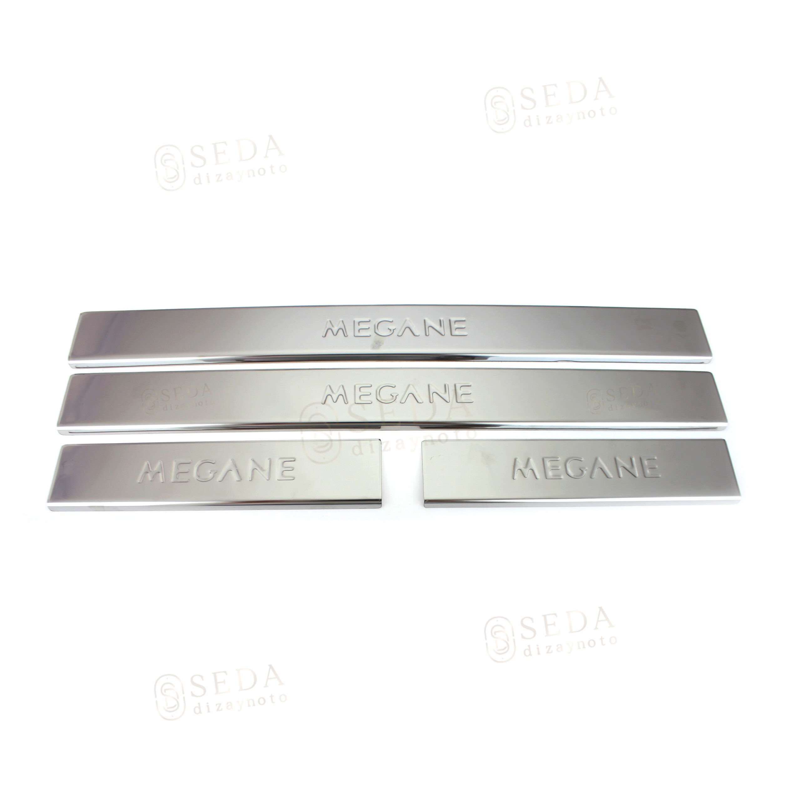 Renault Megane 2 HB /SD/SW 2004 > 2010 Kapı Eşiği 4 Prç. P. Çelik - Görsel 3