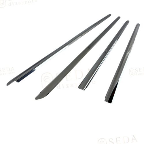 VW Bora SD 1998 > 2004 Cam Çıtası 4 Prç. P. Çelik