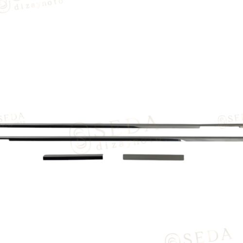 VW Caddy Mini Van 2003 > 2014 Cam Çıtası 4 Prç. P. Çelik