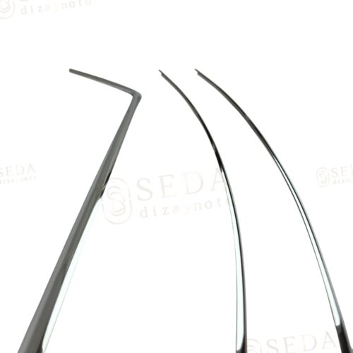 VW Caddy Mini Van 2010 > 2014 Ön Tampon Çıtası 3 Prç P. Çelik (Trendli