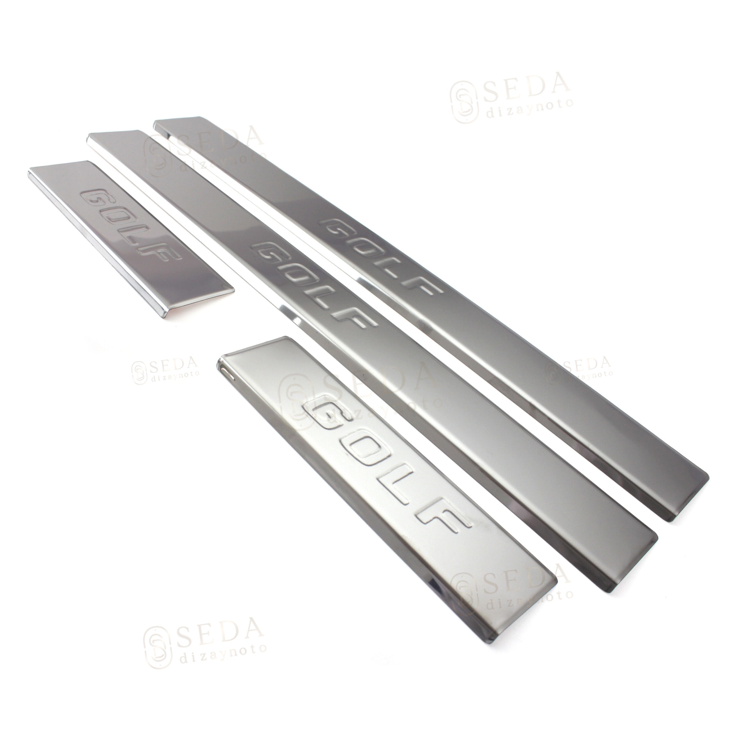 VW Golf 7 HB 2013 > Kapı Eşiği 4 Prç. P. Çelik