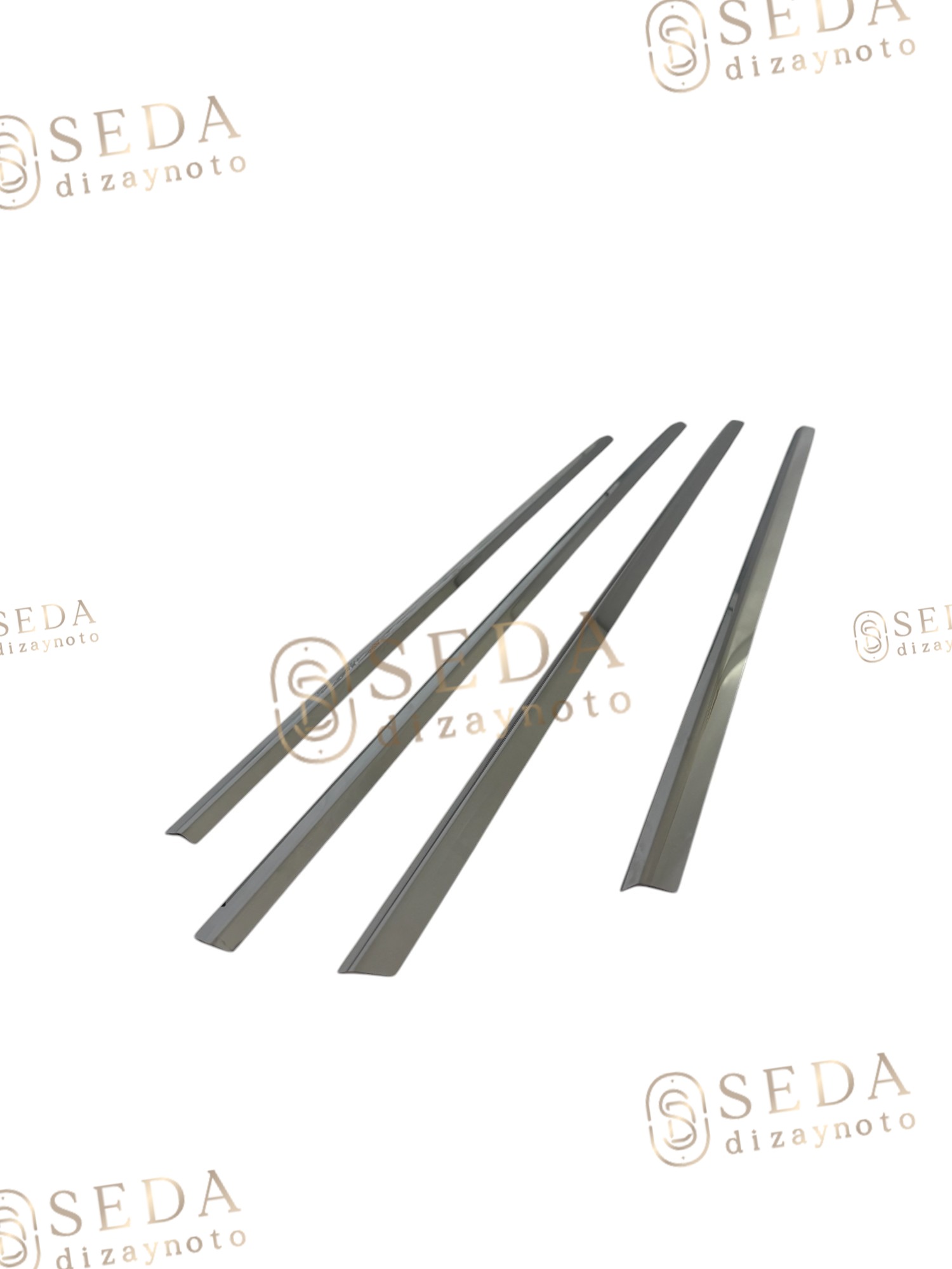 Bmw 3 Serisi E-46 SD 1998 > 2003 Cam Çıtası 4 Prç. P. Çelik