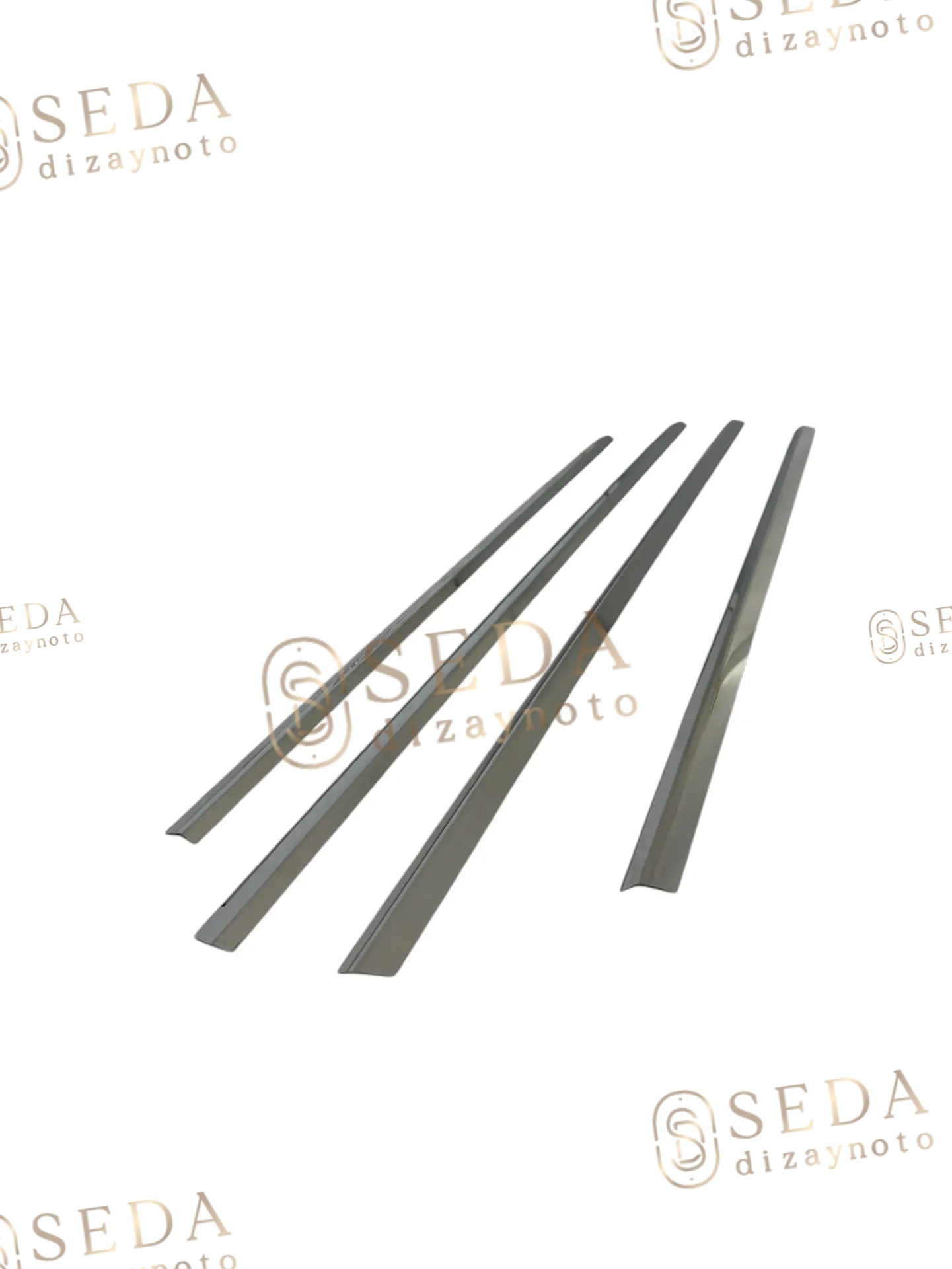 Bmw 3 Serisi E-46 SD 1998 > 2003 Cam Çıtası 4 Prç. P. Çelik - Görsel 2