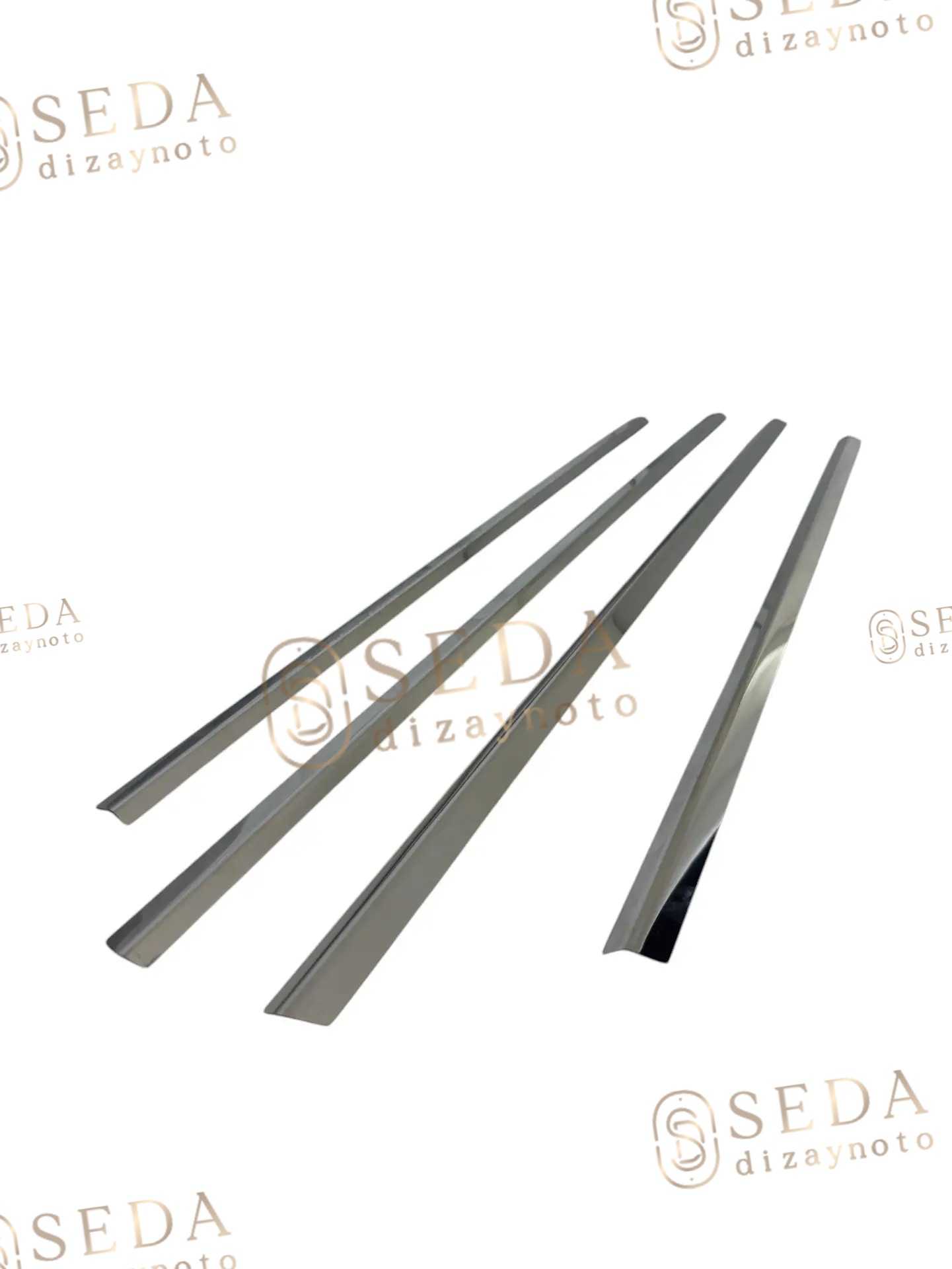 Bmw 3 Serisi E-46 SD 1998 > 2003 Cam Çıtası 4 Prç. P. Çelik - Görsel 4