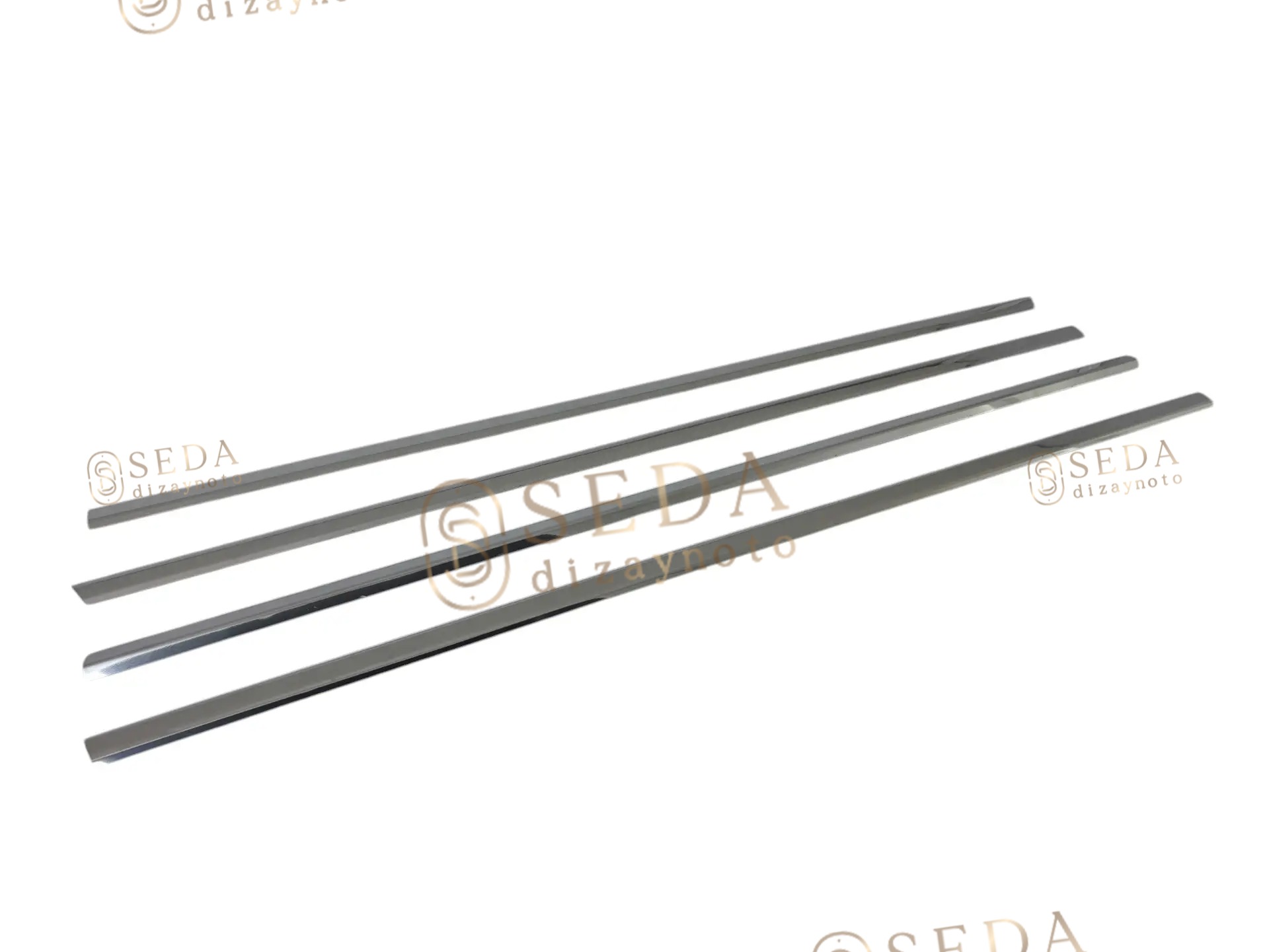 Chevrolet Aveo SD 2006 >2011 Cam Çıtası 4 Prç. P. Çelik - Sedan - Görsel 3