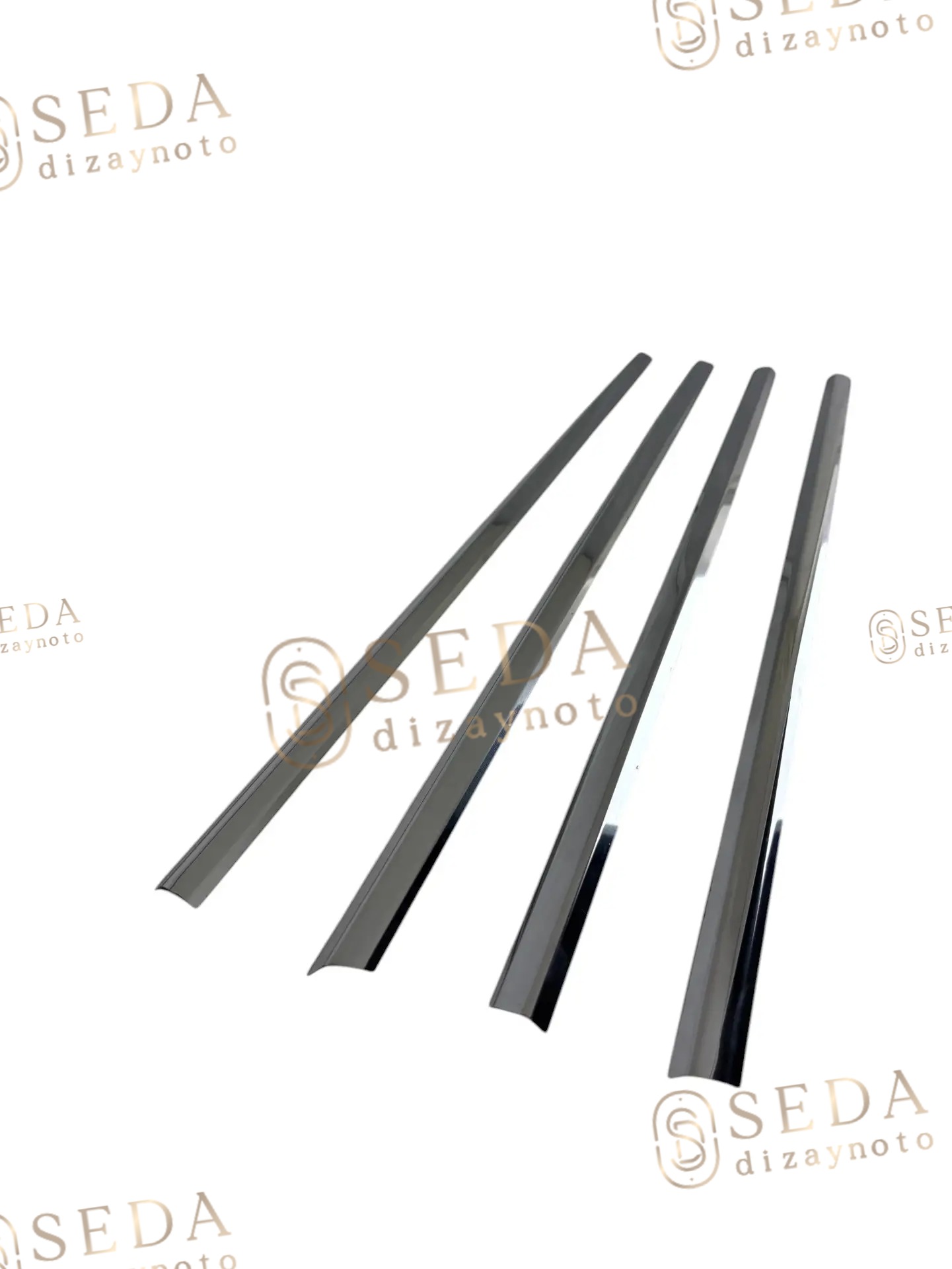 Chevrolet Aveo SD 2006 >2011 Cam Çıtası 4 Prç. P. Çelik - Sedan - Görsel 4