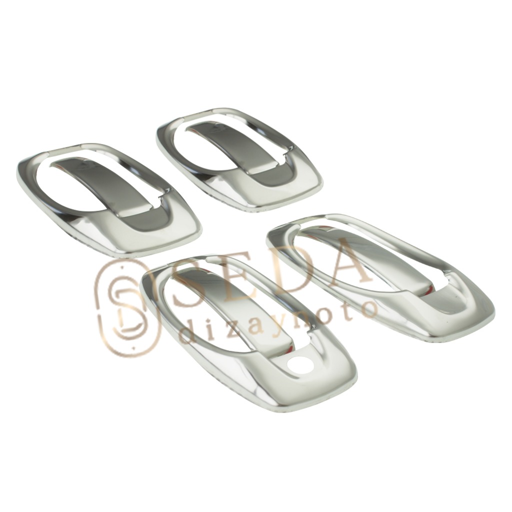 Citroen Nemo Minivan/Mpv 2007 > Kapı Kolu 4 Kapı 8 Prç. P. Çelik (Set) - Görsel 2