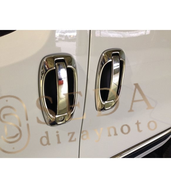 Citroen Nemo Minivan/Mpv 2007 > Kapı Kolu 4 Kapı 8 Prç. P. Çelik (Set) - Görsel 6