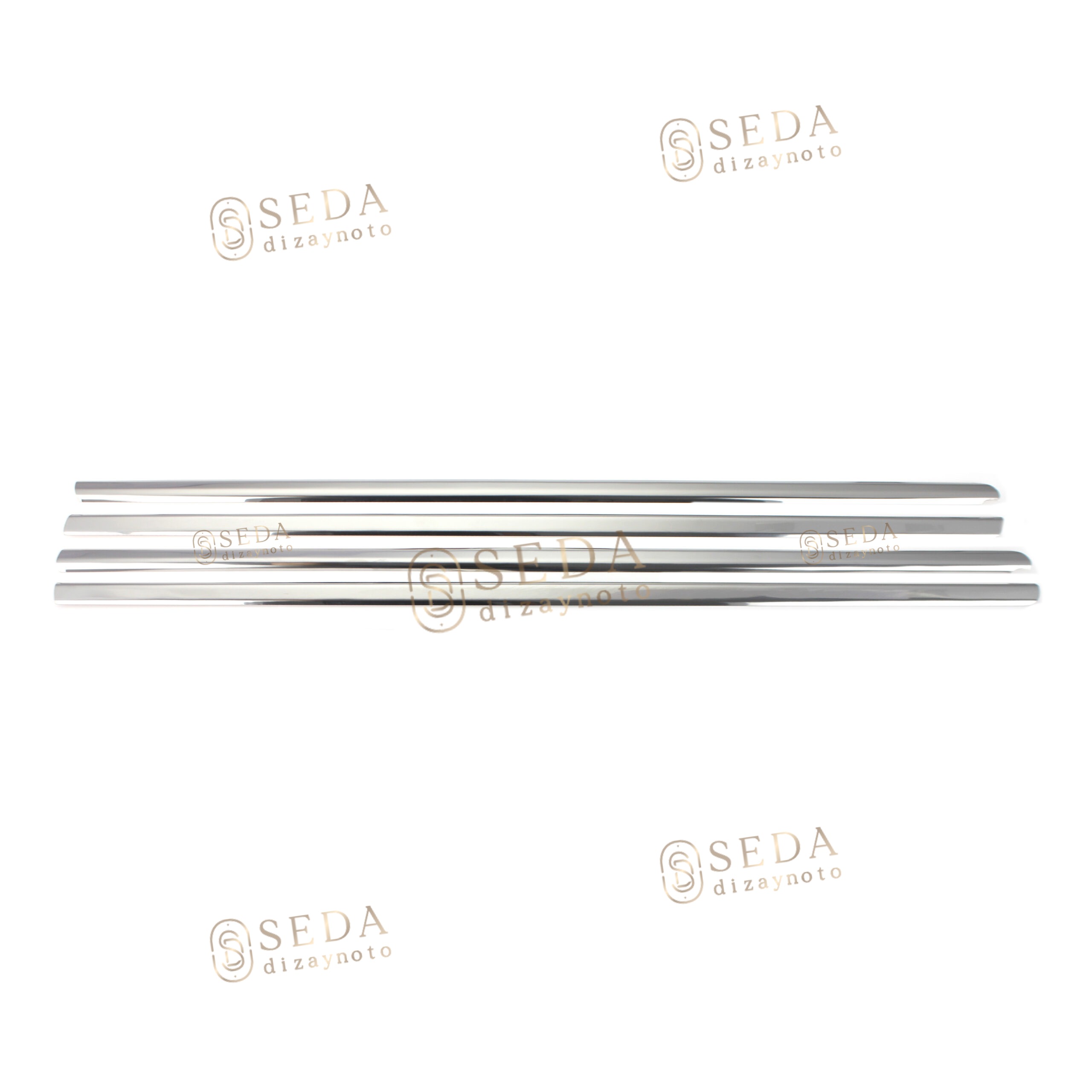 Dacia Logan SD 2005 > 2013 Cam Çıtası 4 Prç. P. Çelik - Görsel 3