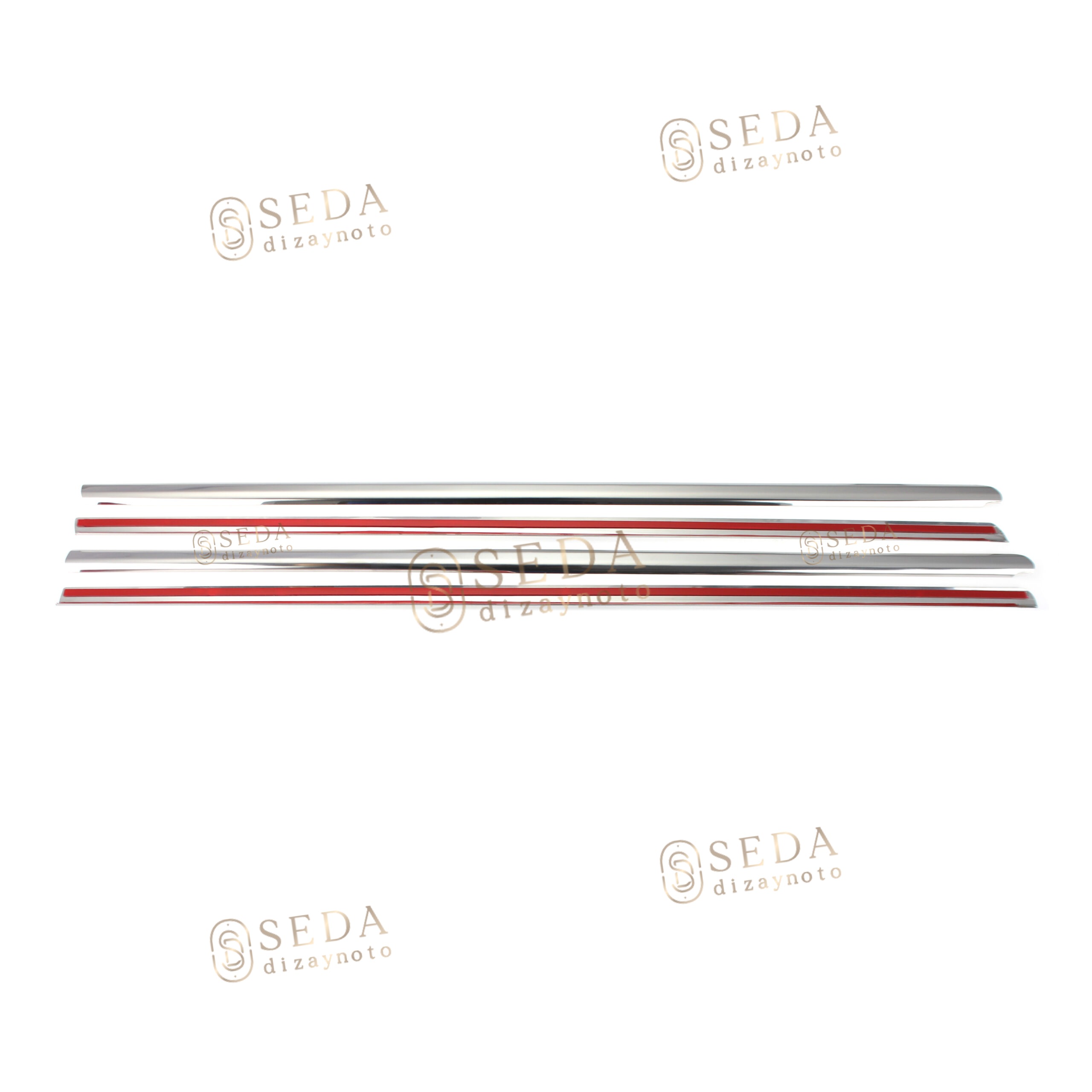 Dacia Logan SD 2005 > 2013 Cam Çıtası 4 Prç. P. Çelik - Görsel 4