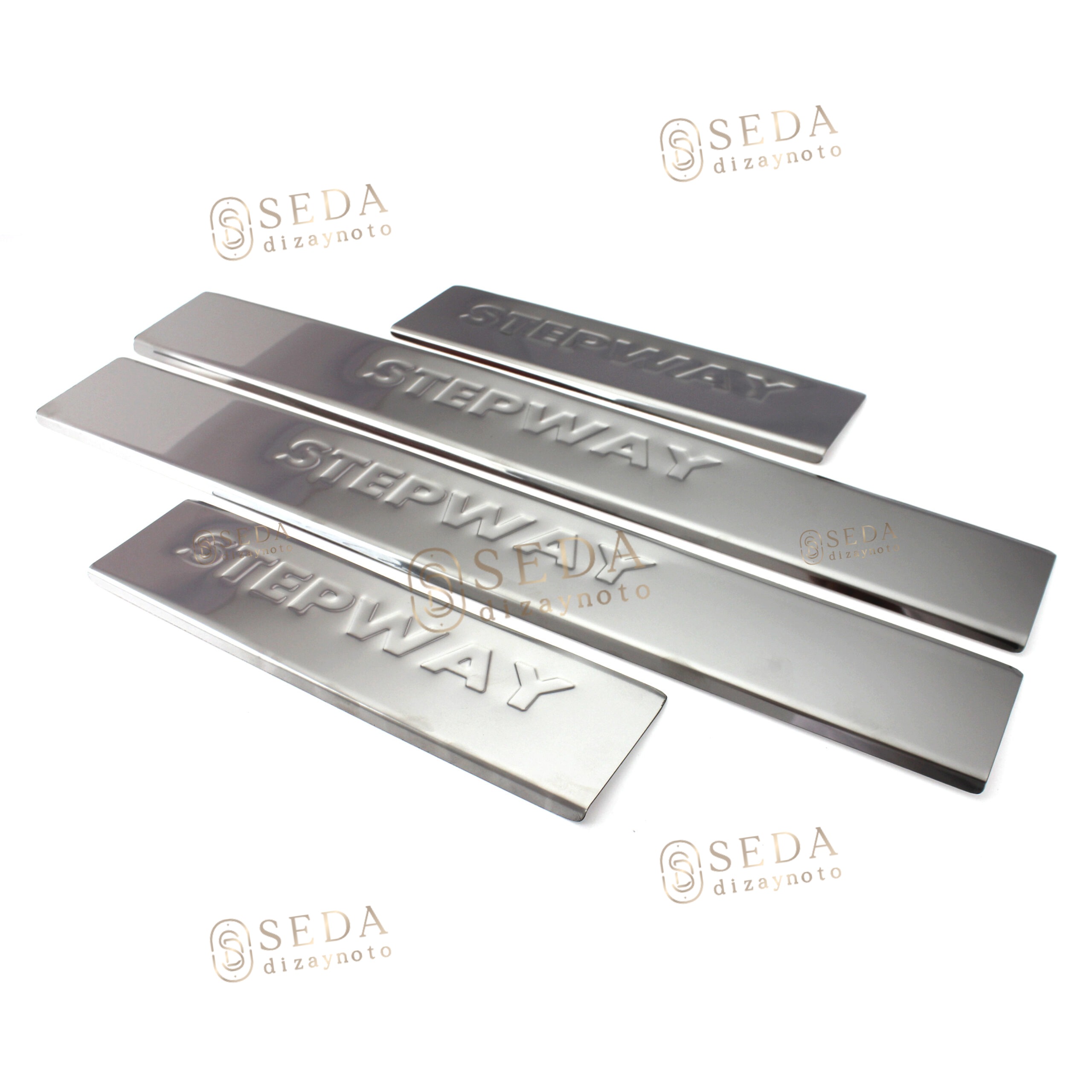 Dacia Sandero 2 HB 2012 > Kapı Eşiği 4 Prç. P. Çelik - Görsel 2