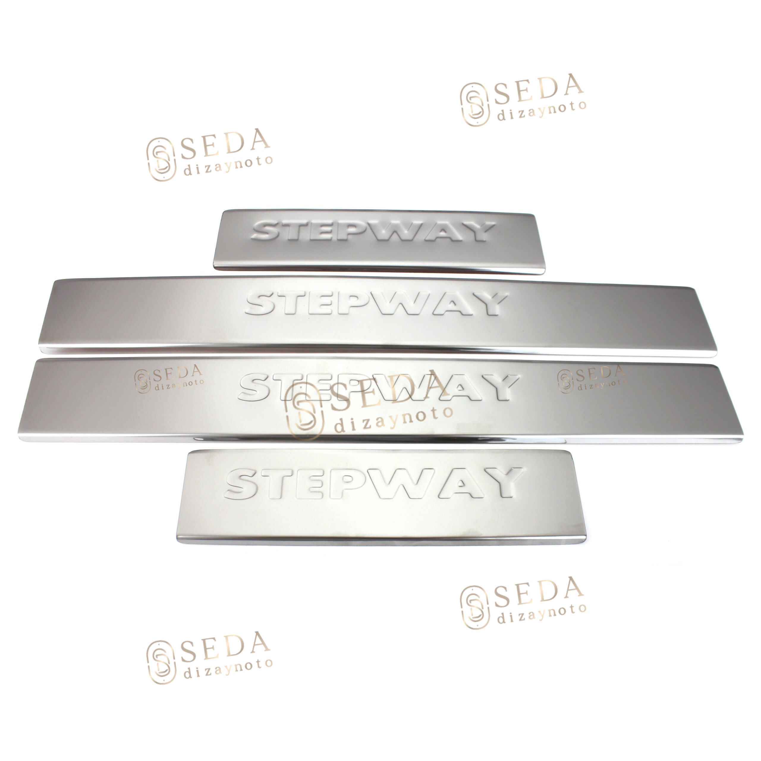 Dacia Sandero 2 HB 2012 > Kapı Eşiği 4 Prç. P. Çelik - Görsel 3