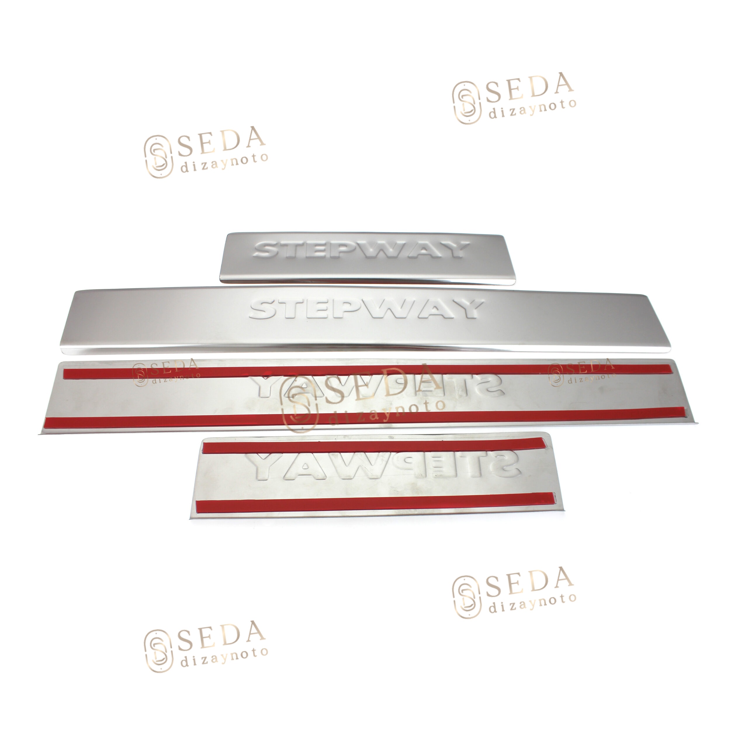 Dacia Sandero 2 HB 2012 > Kapı Eşiği 4 Prç. P. Çelik - Görsel 4