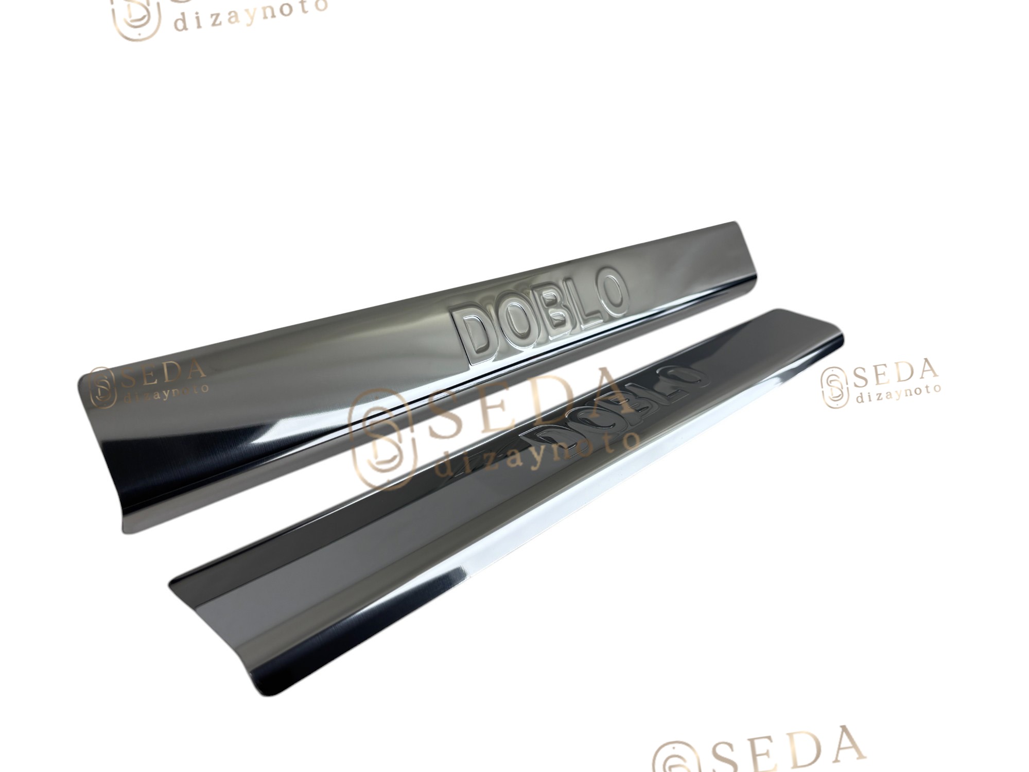 Fiat Doblo 2 Panel Van/Lav 2010 > Kapı Eşiği 2 Prç. P. Çelik