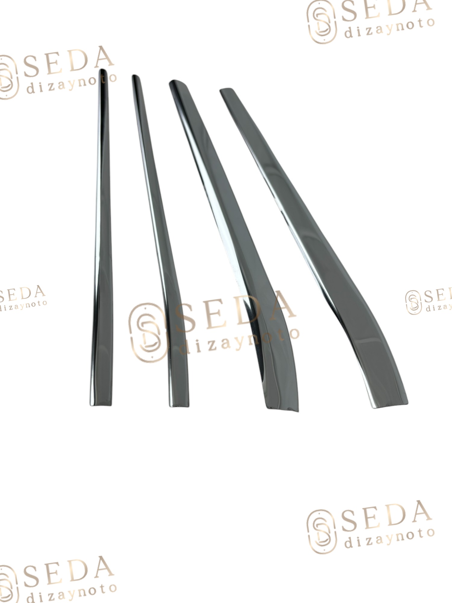 Fiat Fiorino Minivan/Mpv 2007 > Sürgülü Kapı Çıtası 4 Prç. P. Çelik