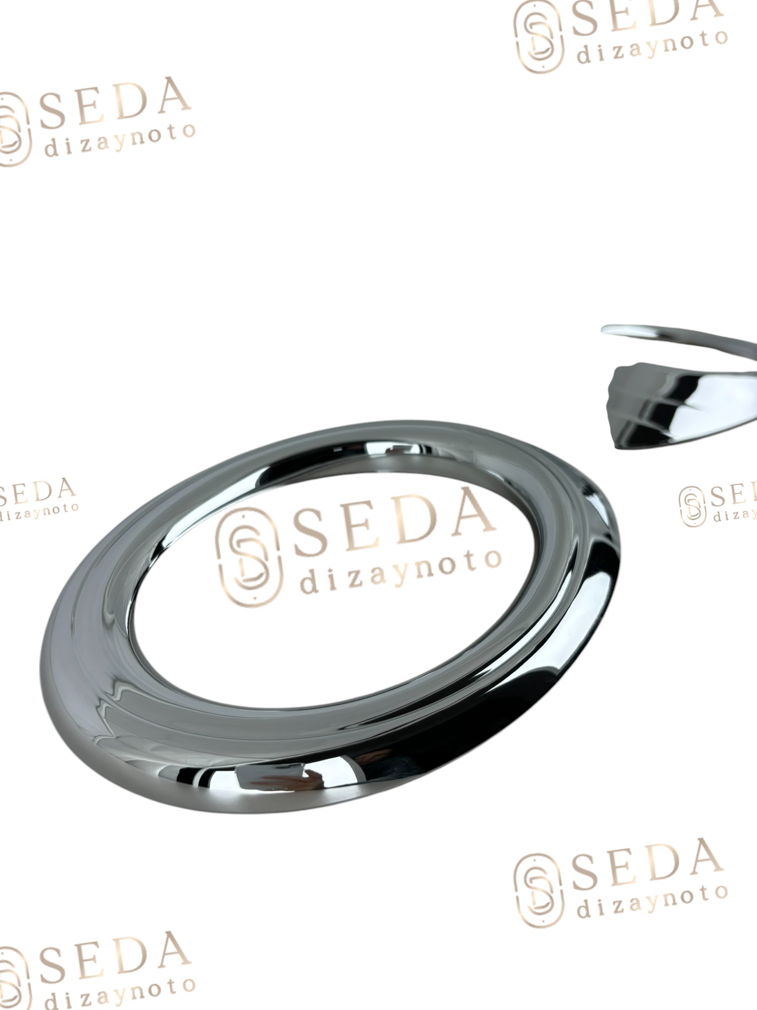 Ford Connect Panel Van/Lav 2009 > 2014 Sis Farı Çerçevesi 2 Prç. ABS Krom - Görsel 2