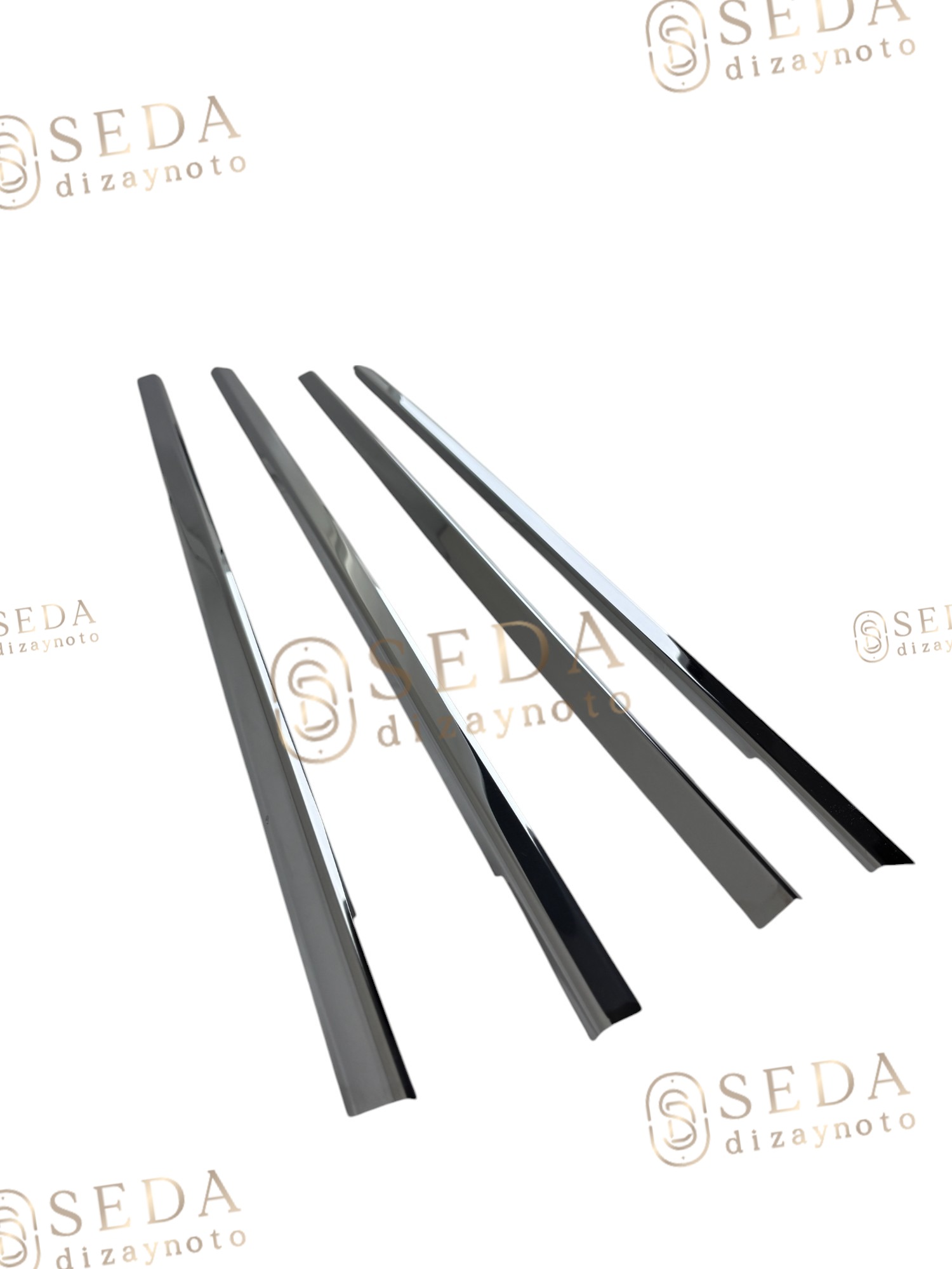 Ford Focus 1 HB /SD 1998 > 2005 Cam Çıtası 4 Prç. P. Çelik - Görsel 2