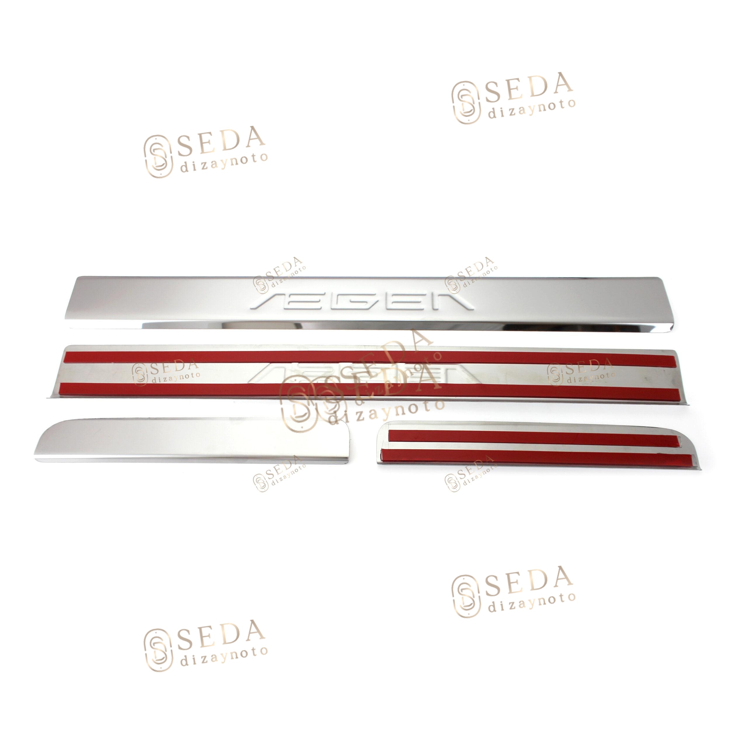 Fiat Egea SD/HB/SW 2015 > Kapı Eşiği 4 Prç. P. Çelik - Görsel 4