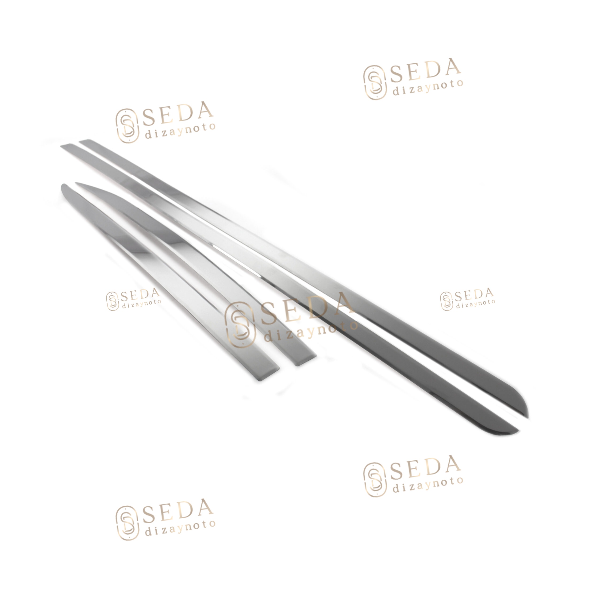 Fiat Egea SD/HB/SW 2015 > Yan Kapı Çıtası 4 Prç. P. Çelik