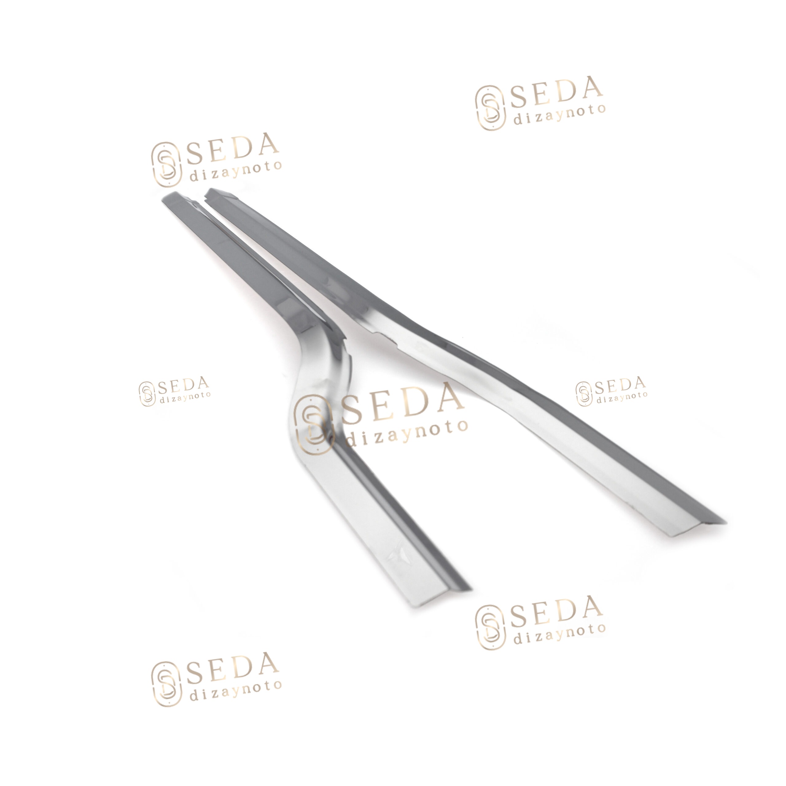 Ford Connect Panel Van/Lav 2009 > 2014 Cam Çıtası 2 Prç. P. Çelik - Görsel 2