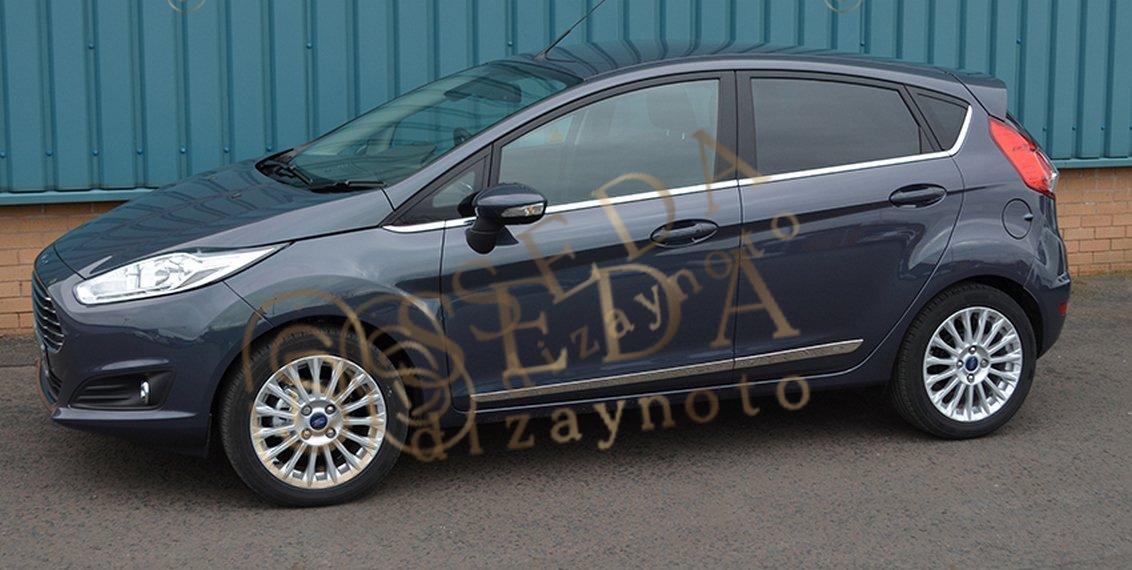 Ford Fiesta 6 HB 2009 > 2017 Cam Çıtası 8 Prç. P. Çelik - Görsel 6