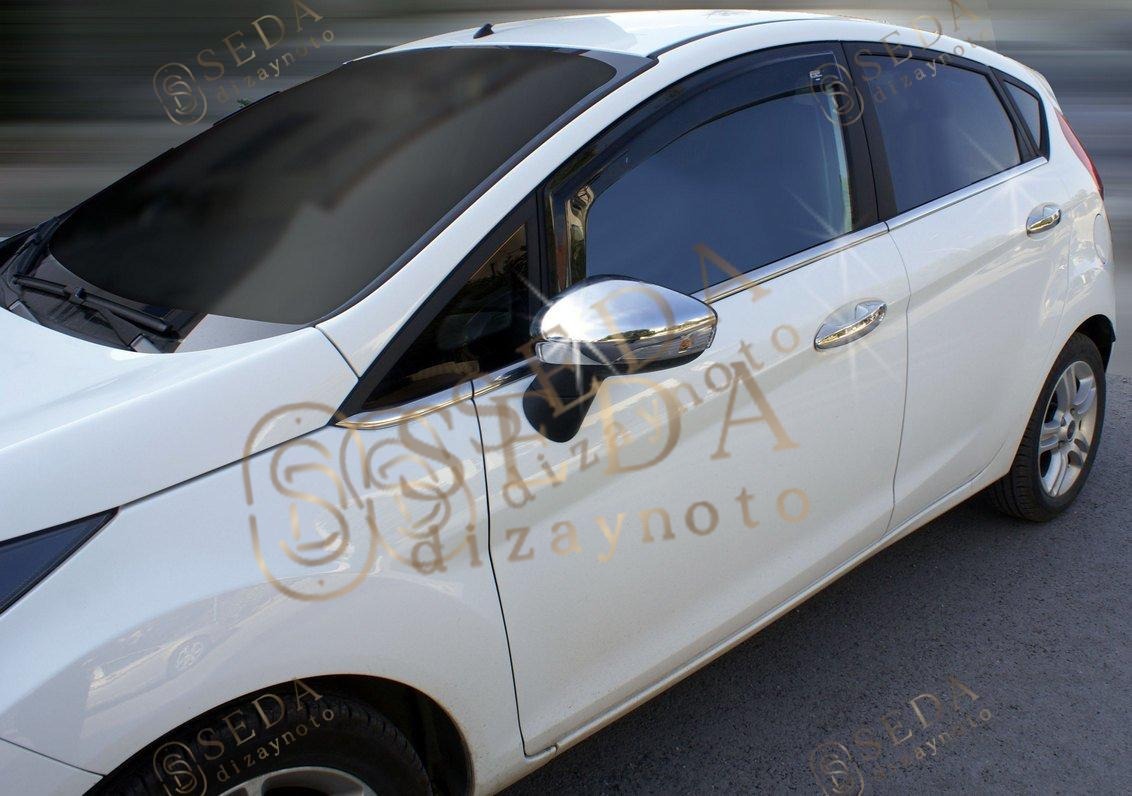 Ford Fiesta 6 HB 2009 > 2017 Cam Çıtası 8 Prç. P. Çelik - Görsel 5