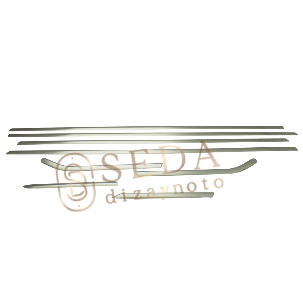 Ford Focus 3 HB /3d 2011 > 2017 Cam Çıtası 8 Prç. P. Çelik - HB