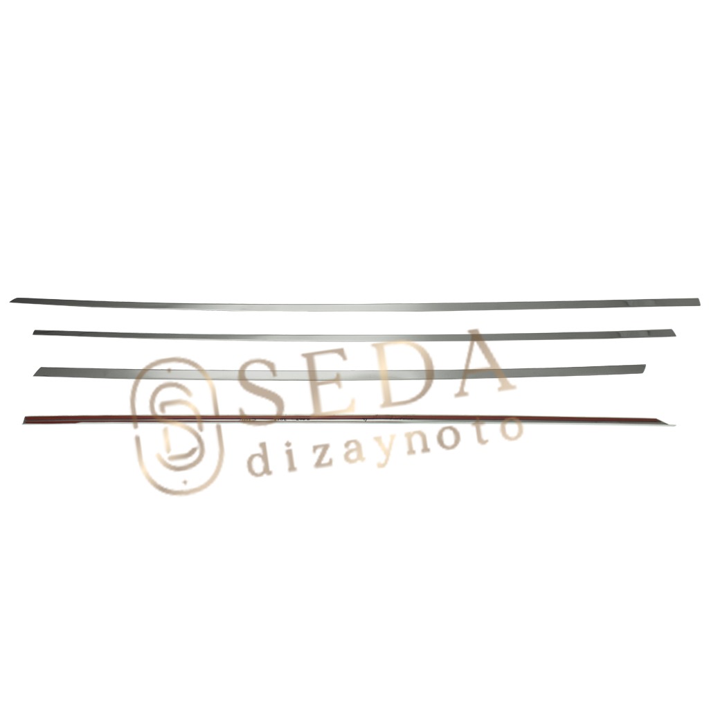 Honda Civic SD 2012 > 2016 Cam Çıtası 4 Prç. P. Çelik - Görsel 4