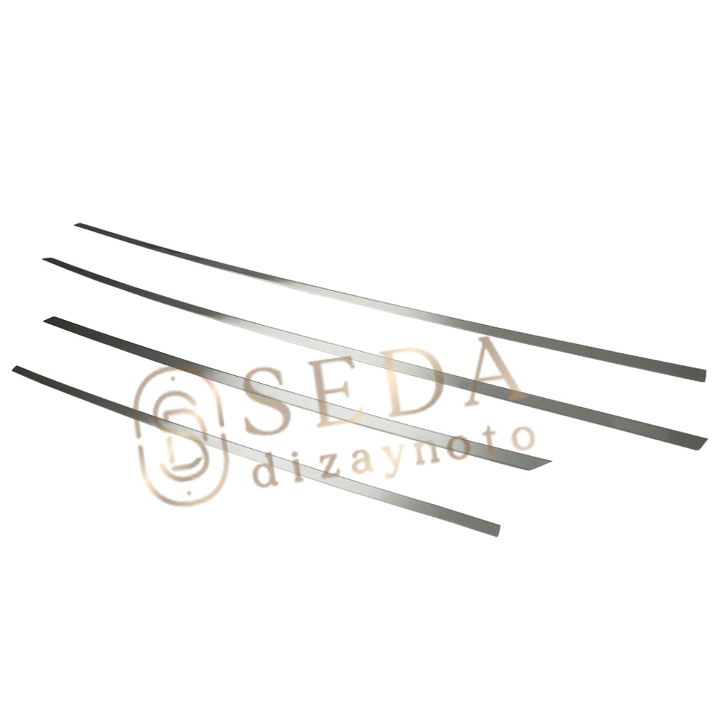 Honda Civic SD 2012 > 2016 Cam Çıtası 4 Prç. P. Çelik - Görsel 2