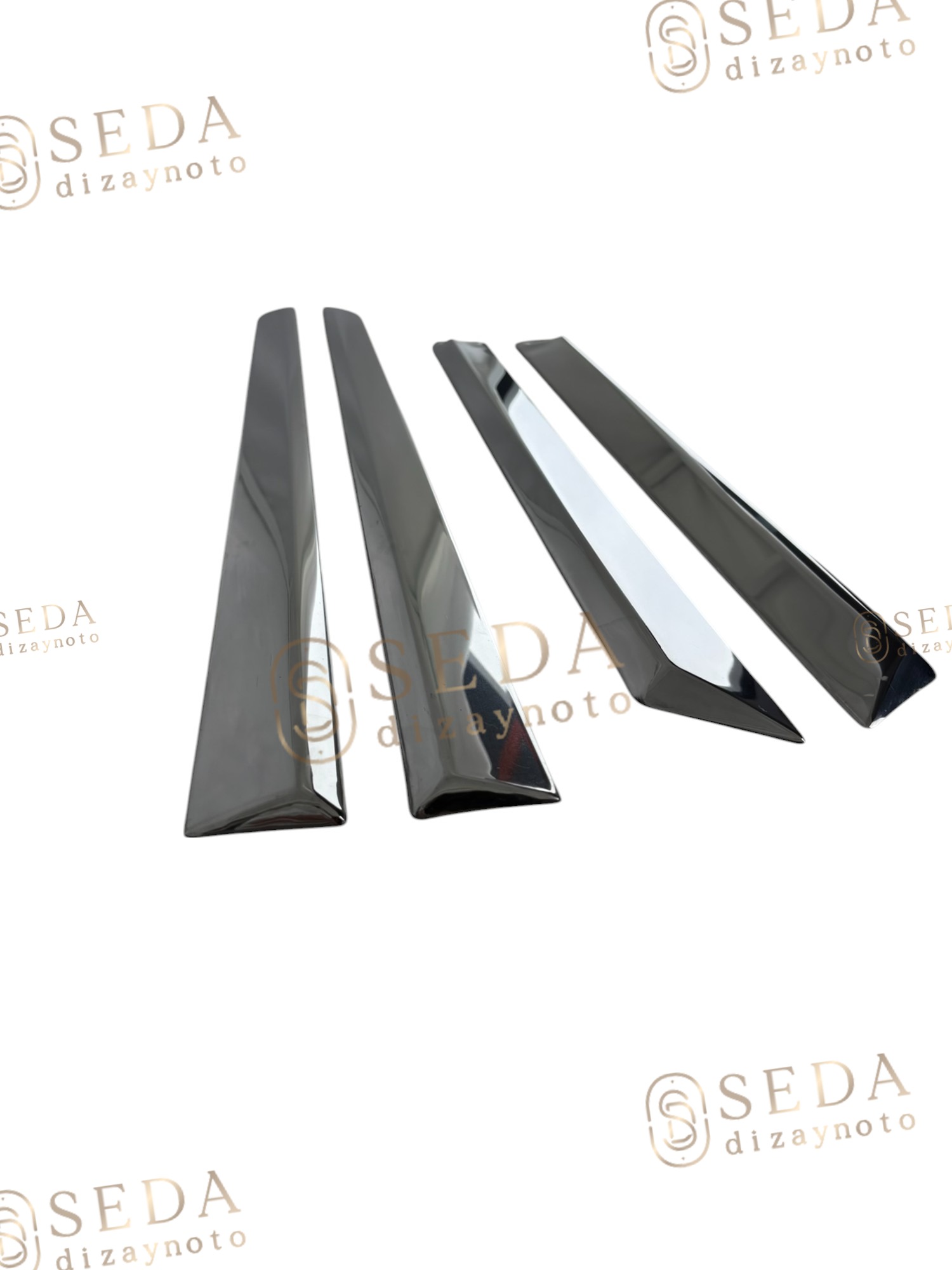 Opel Astra H (HB) HB 2004 > 2009 Yan Kapı Çıtası 4 Prç. P. Çelik