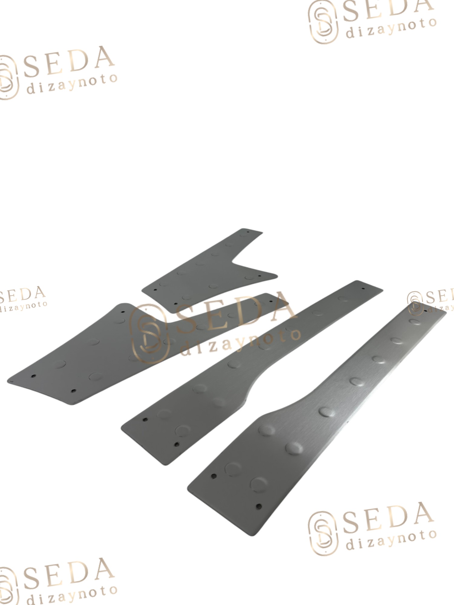 Peugeot Tepee Mini Van 2008 > 2018 İç Kapı Eşiği 4 Prç. P. Çelik