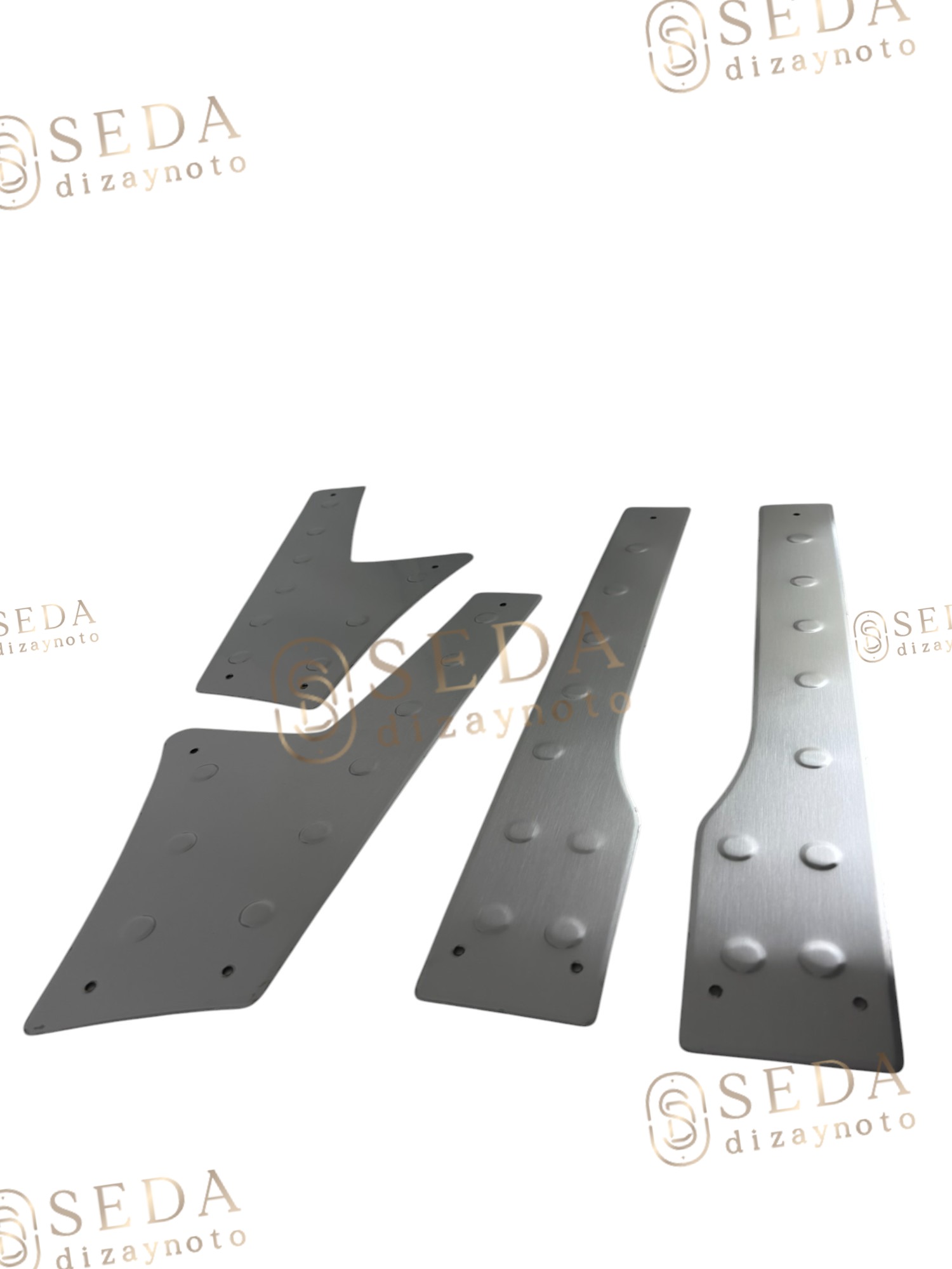 Peugeot Tepee Mini Van 2008 > 2018 İç Kapı Eşiği 4 Prç. P. Çelik - Görsel 2