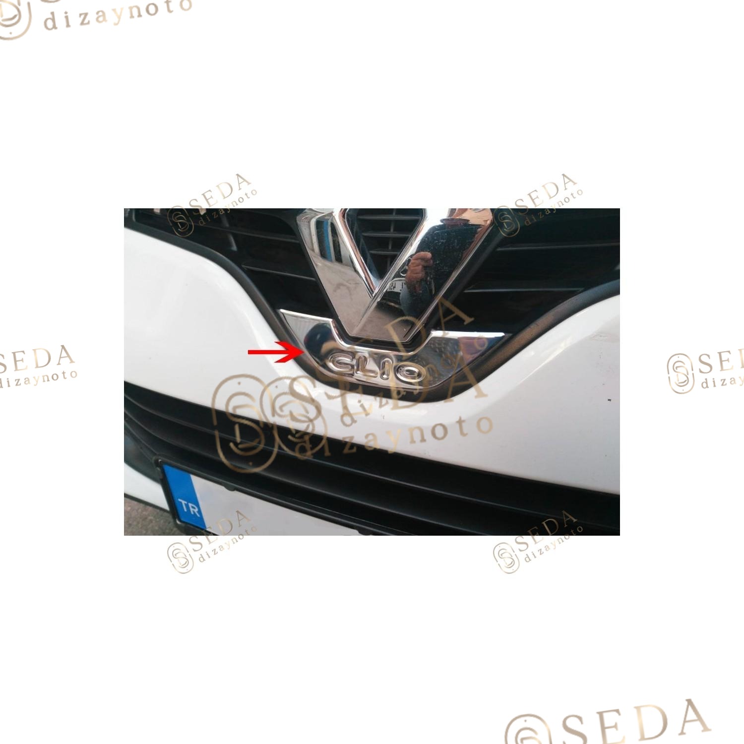 Renault Clio 4 HB 2012 > Ön Amblem Altı P. Çelik - Görsel 5