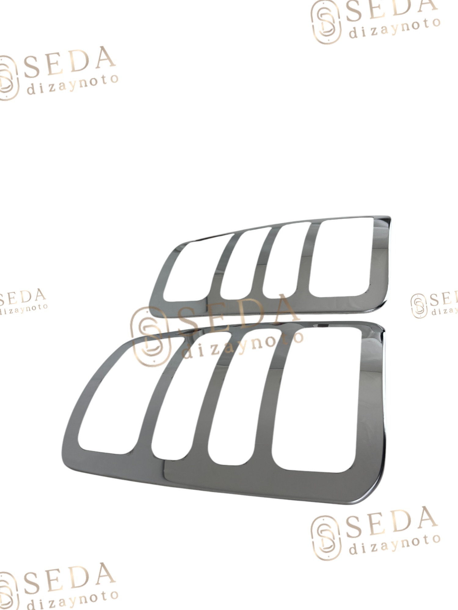 VW Caddy Mini Van 2003 > 2014 Stop Çerçevesi 2 Prç. P. Çelik - Görsel 3