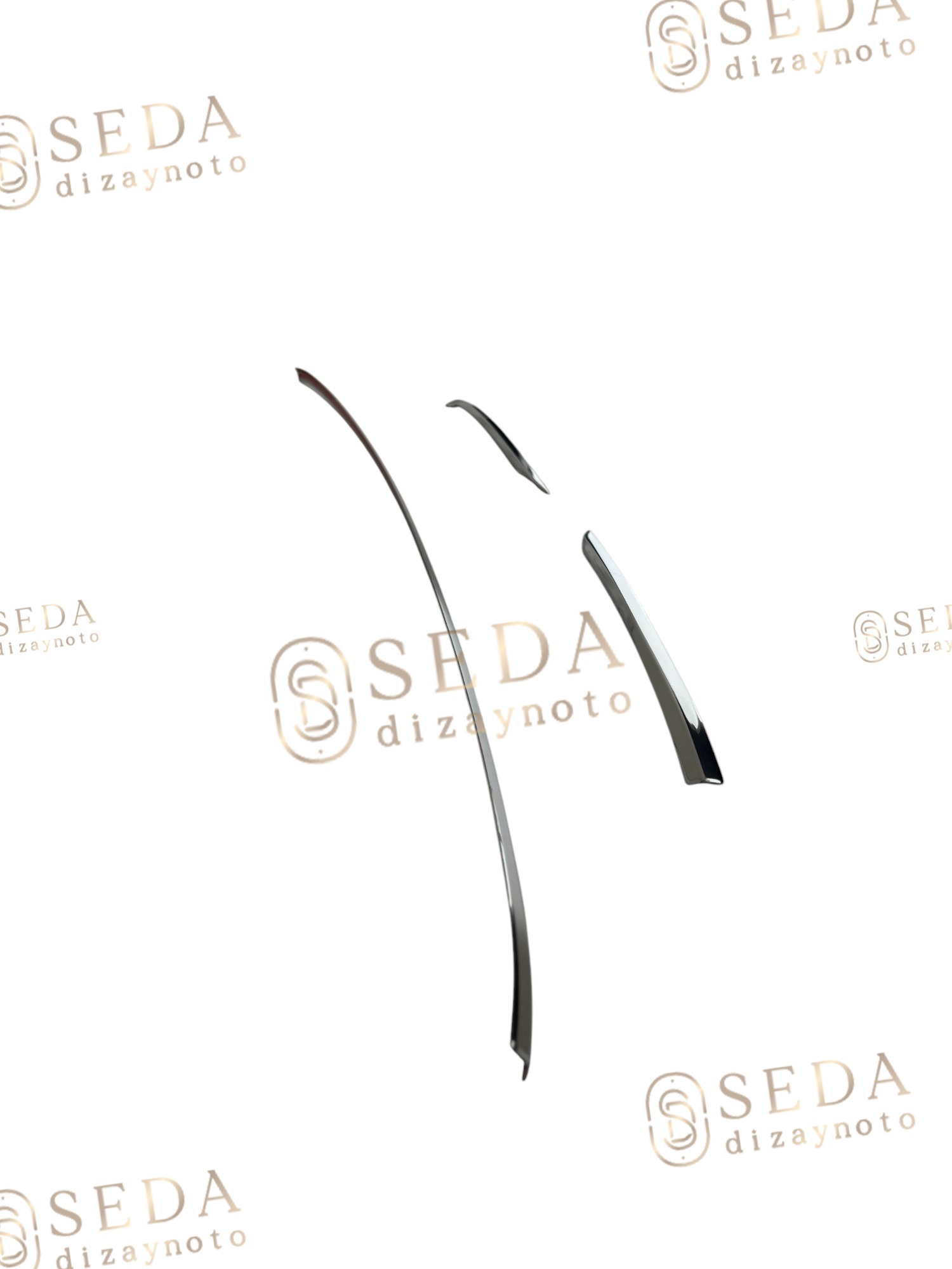 VW Golf 7 HB 2013 > Arka Tampon Çıtası 3 Parça P. Çelik - Görsel 4