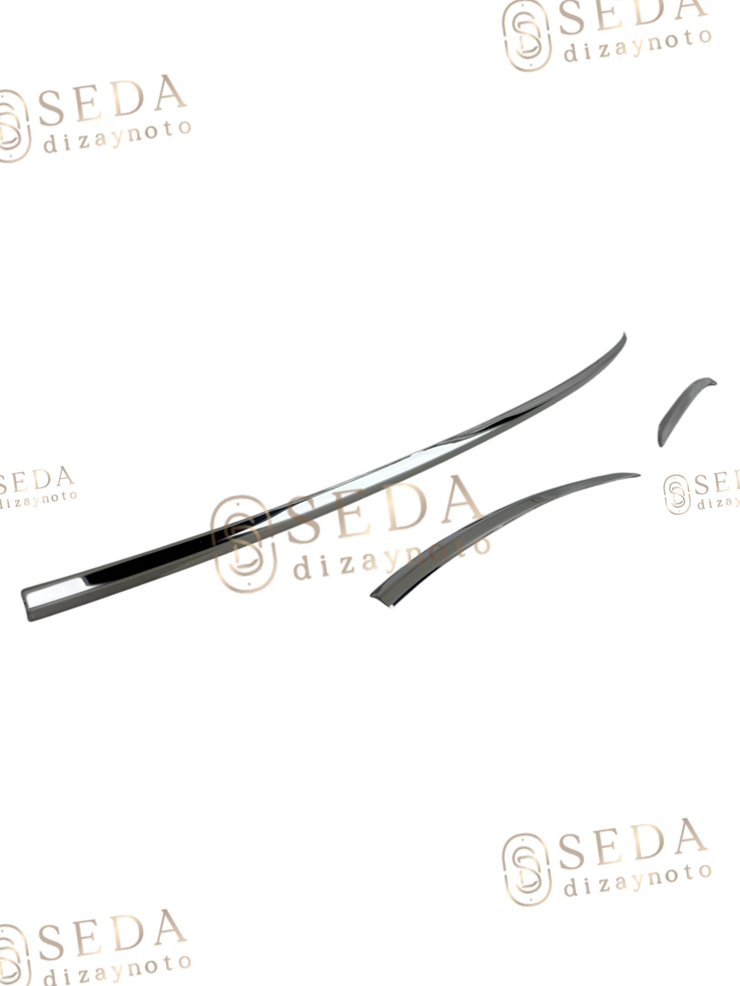 VW Golf 7 HB 2013 > Arka Tampon Çıtası 3 Parça P. Çelik - Görsel 2