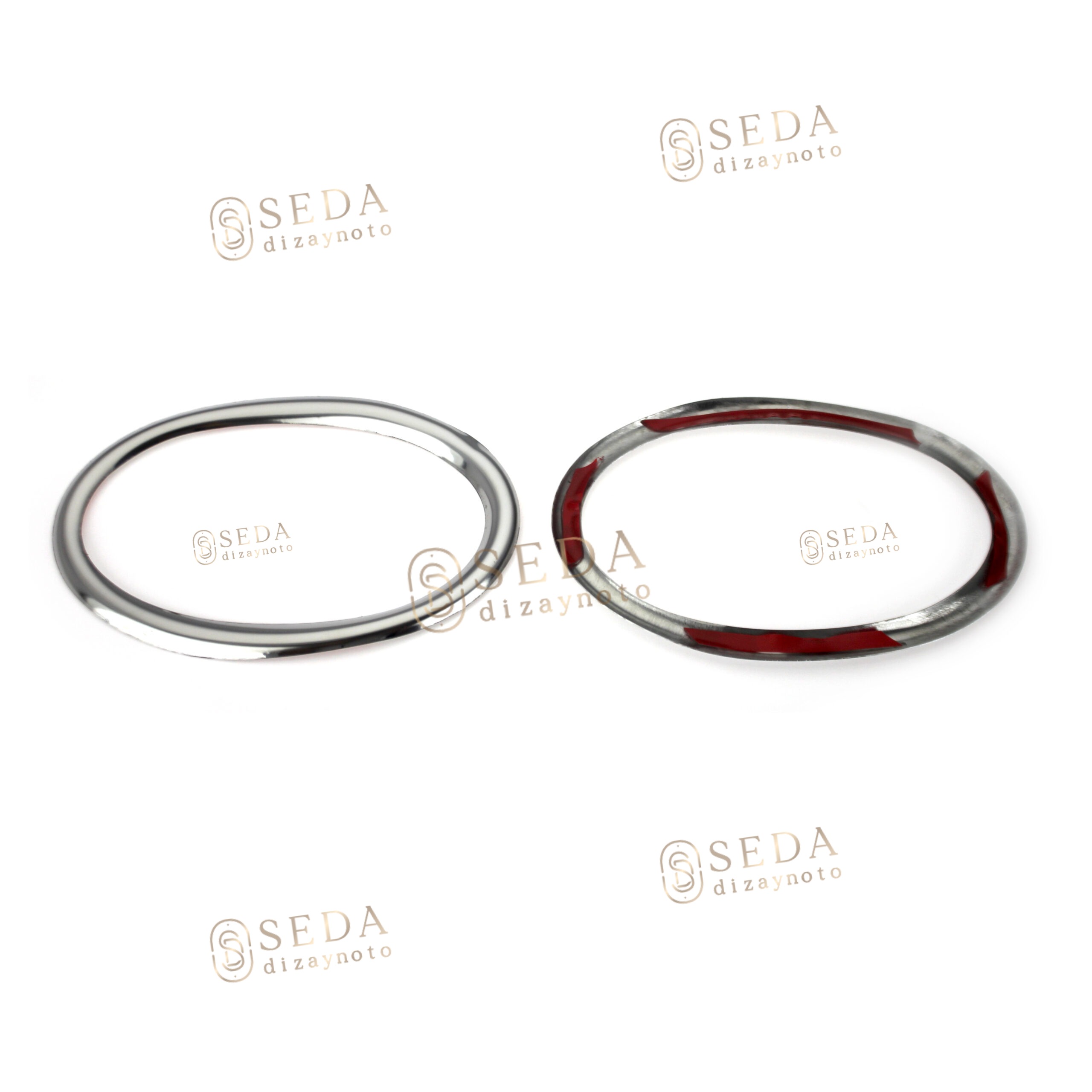 VW Jetta 6 SD 2011 > 2014 Sis Çerçevesi 2 Prç. P. Çelik - Görsel 3